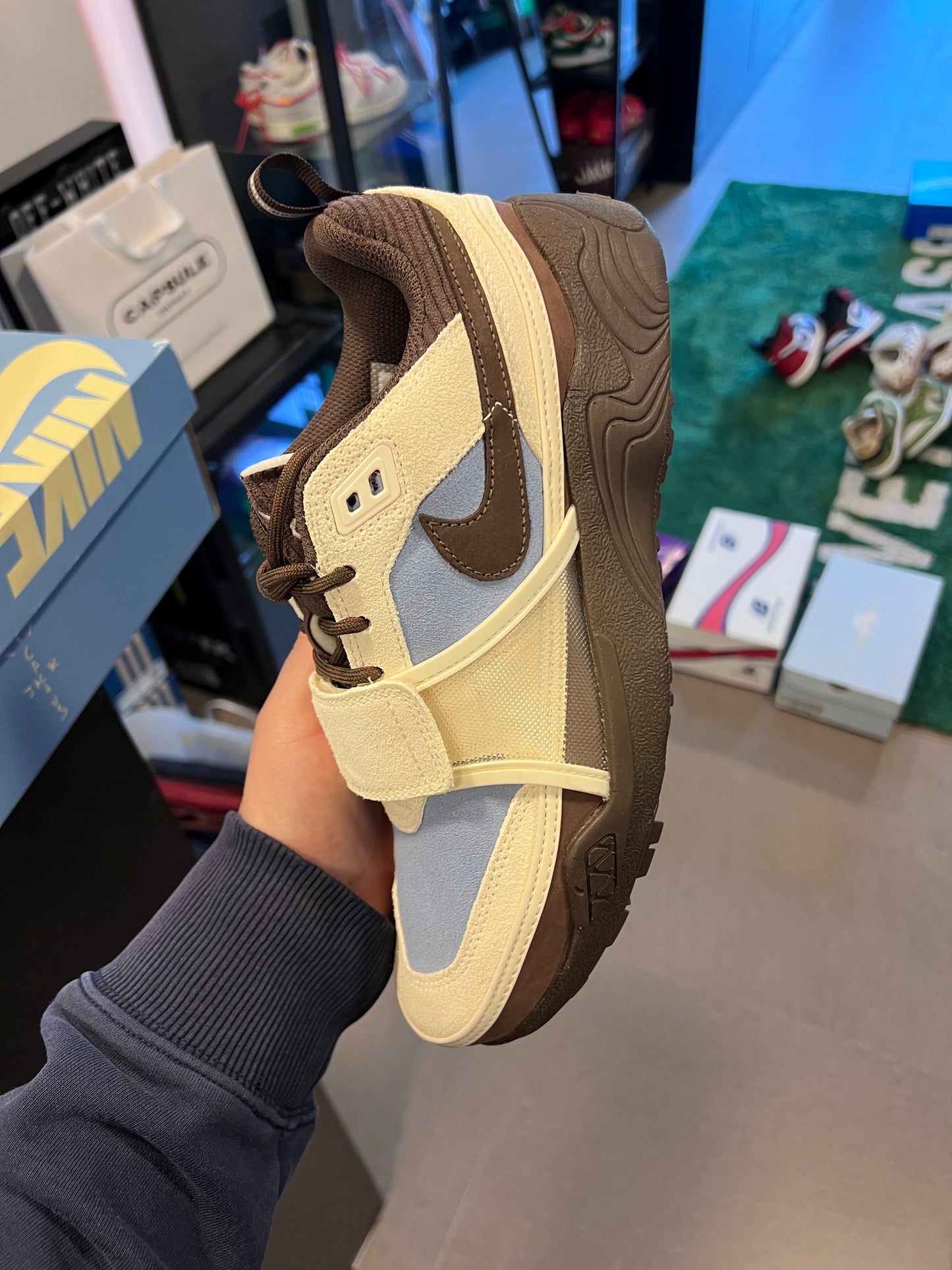 Nike Zoom Field Jaxx Travis Scott Leche Blue