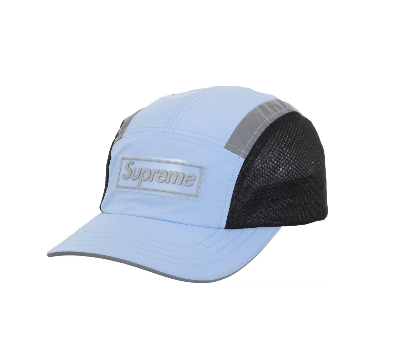 Supreme Side Mesh Camp Cap Light Blue
