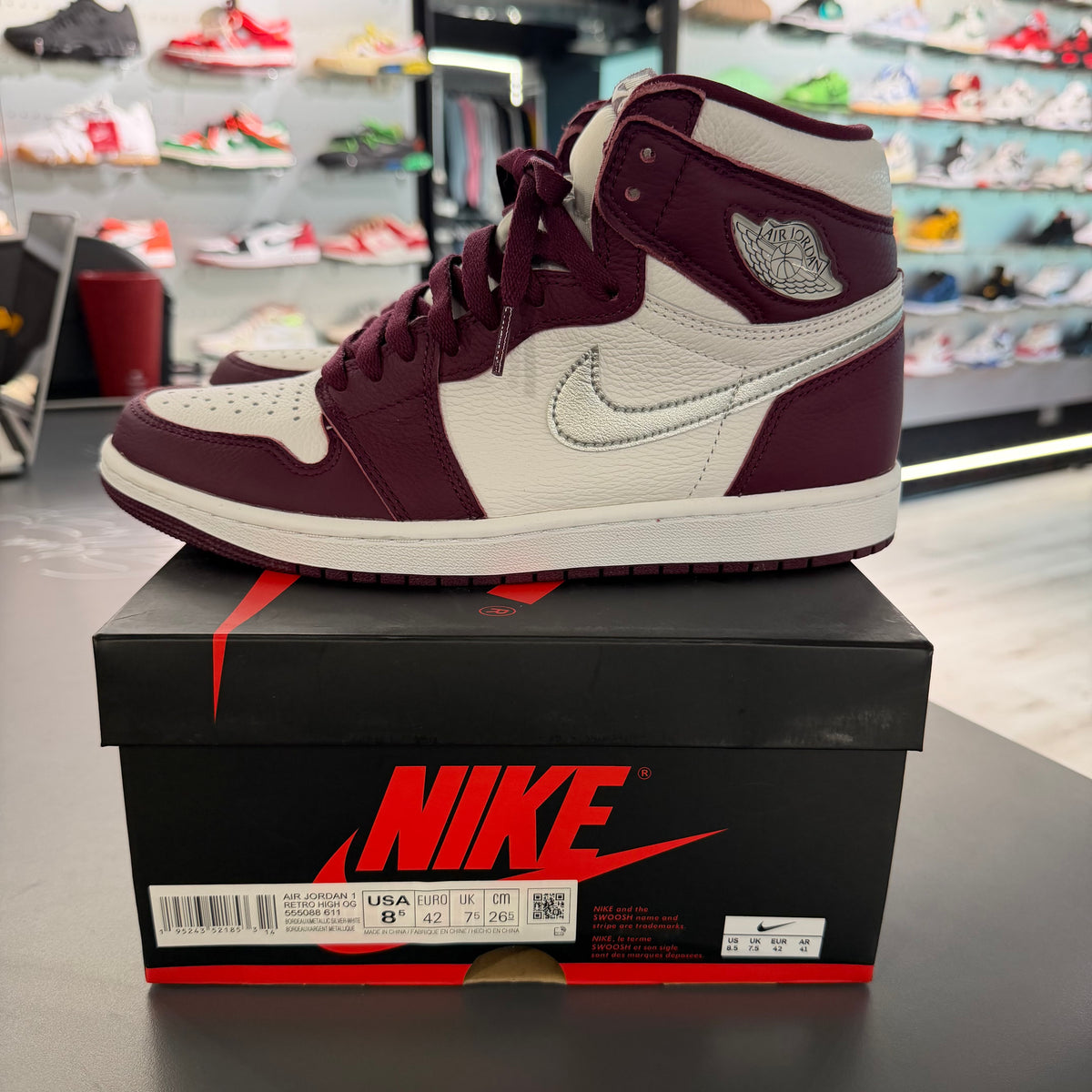 Jordan 1 Retro High OG Bordeaux (USADA) — 5