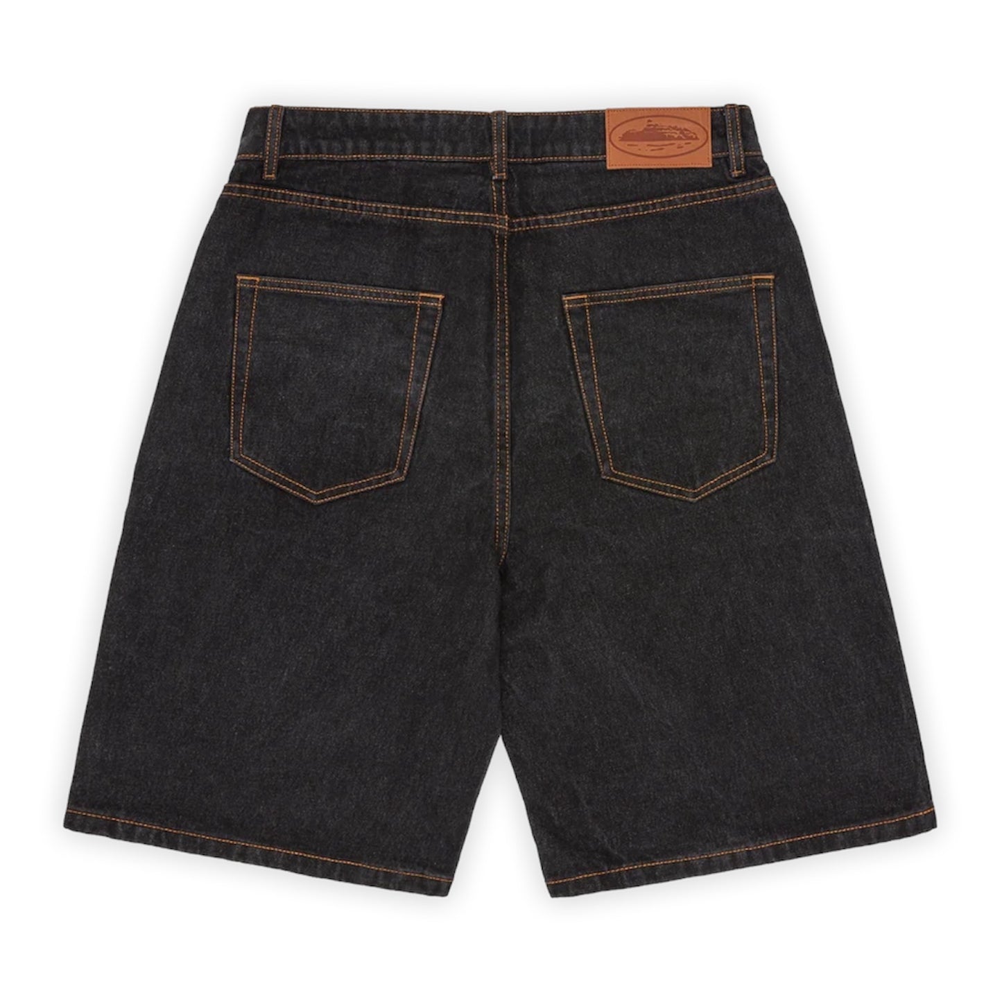 Short Denim Corteiz Island Washed Black (USADO)