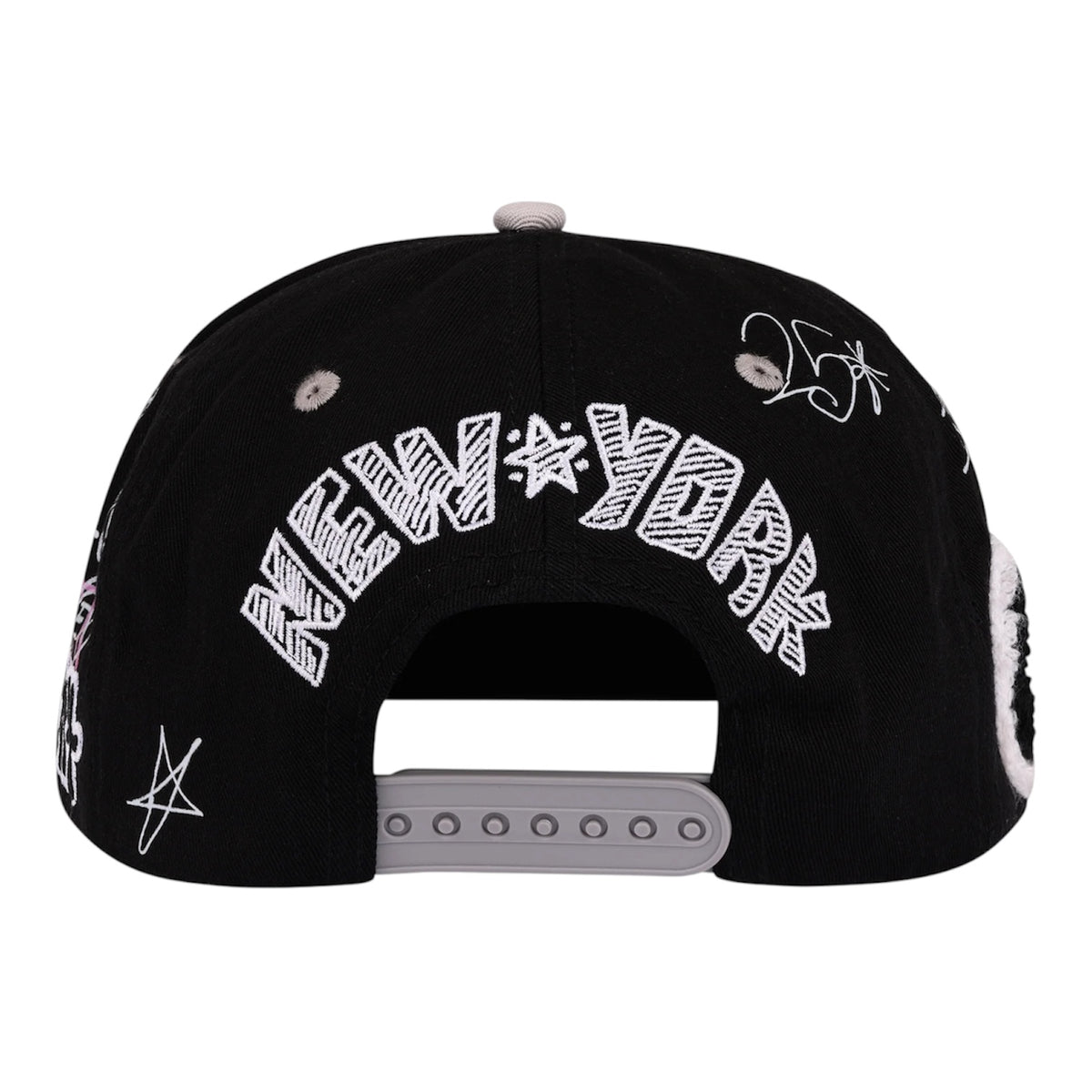 Cap Lost Intricacy Black/White NY Canvas — 4