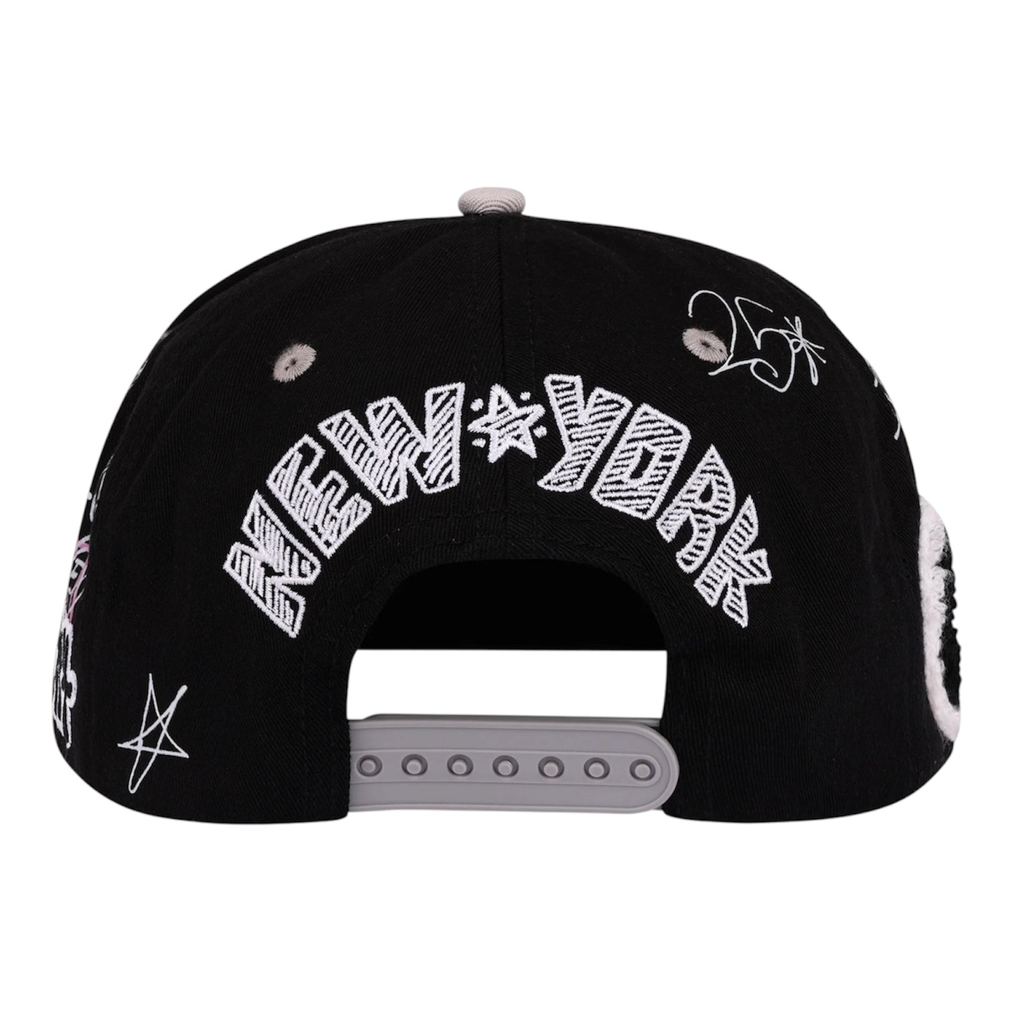 Cap Lost Intricacy Black/White NY Canvas