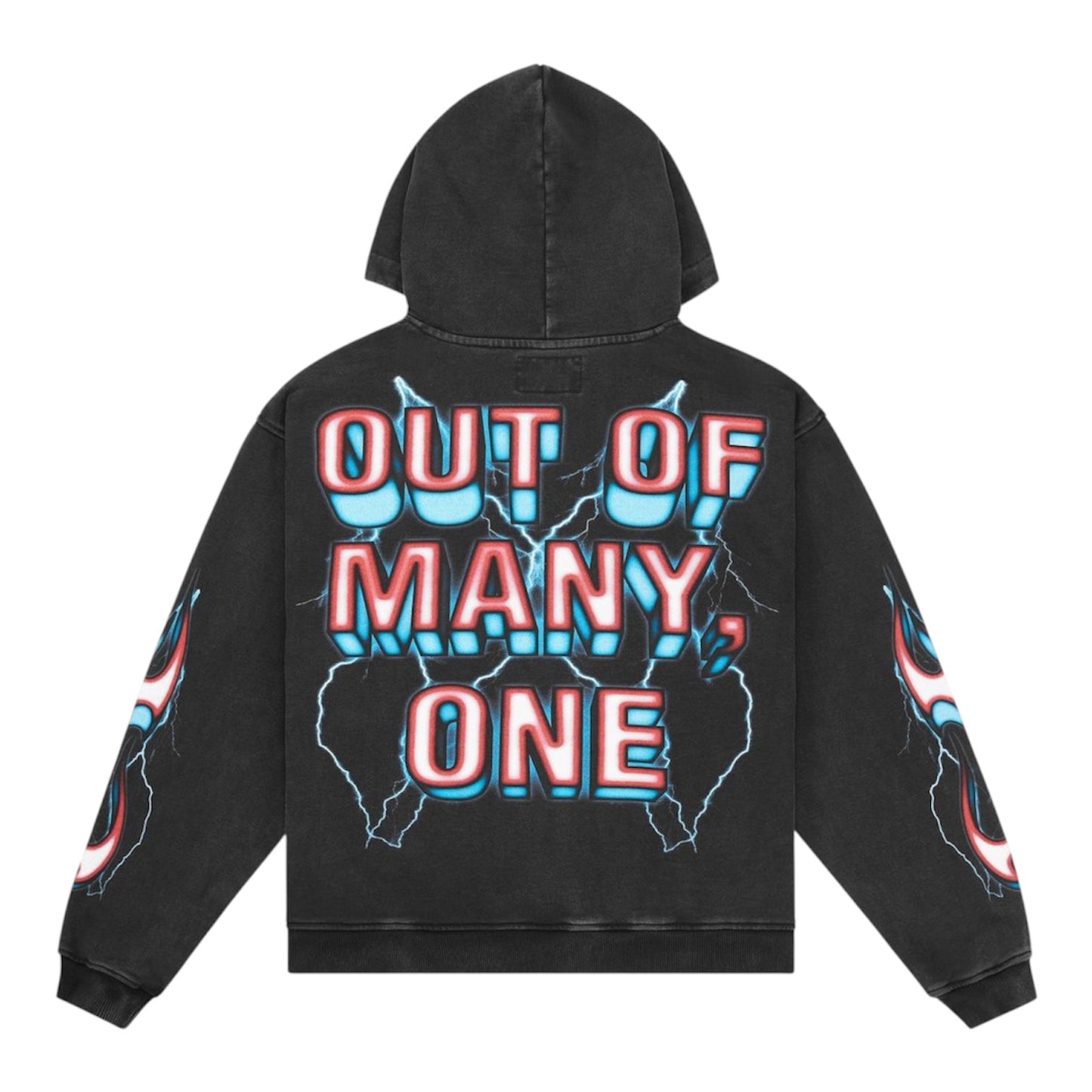 Hoodie Godspeed Supreme Reign Black Wash