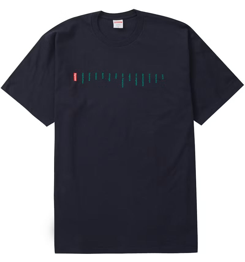 Supreme tee blue marine SS23