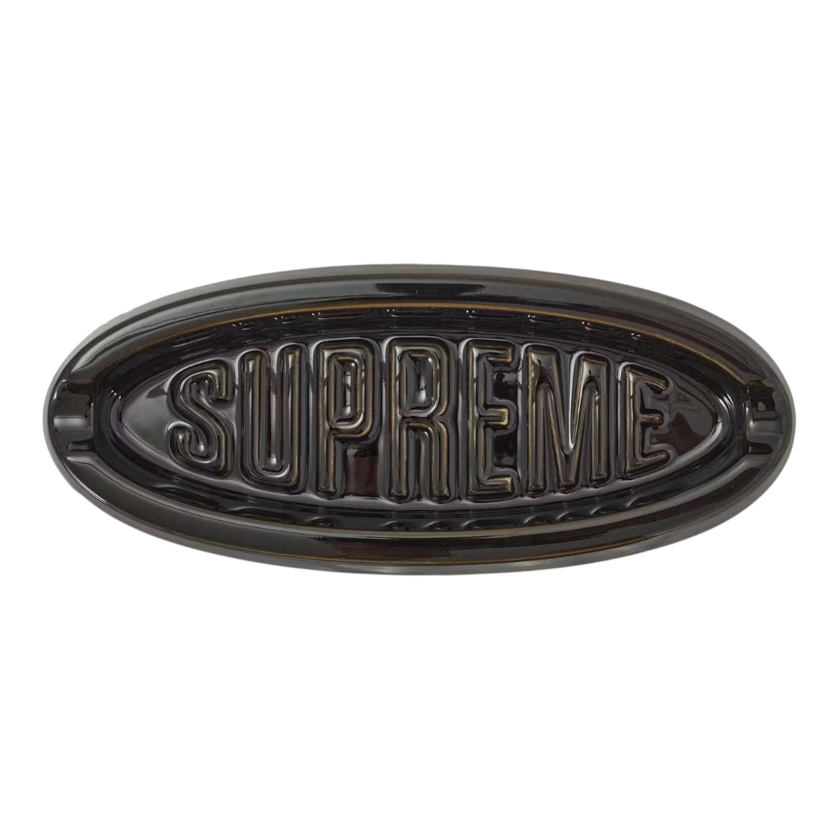 Supreme Oval Tray Black