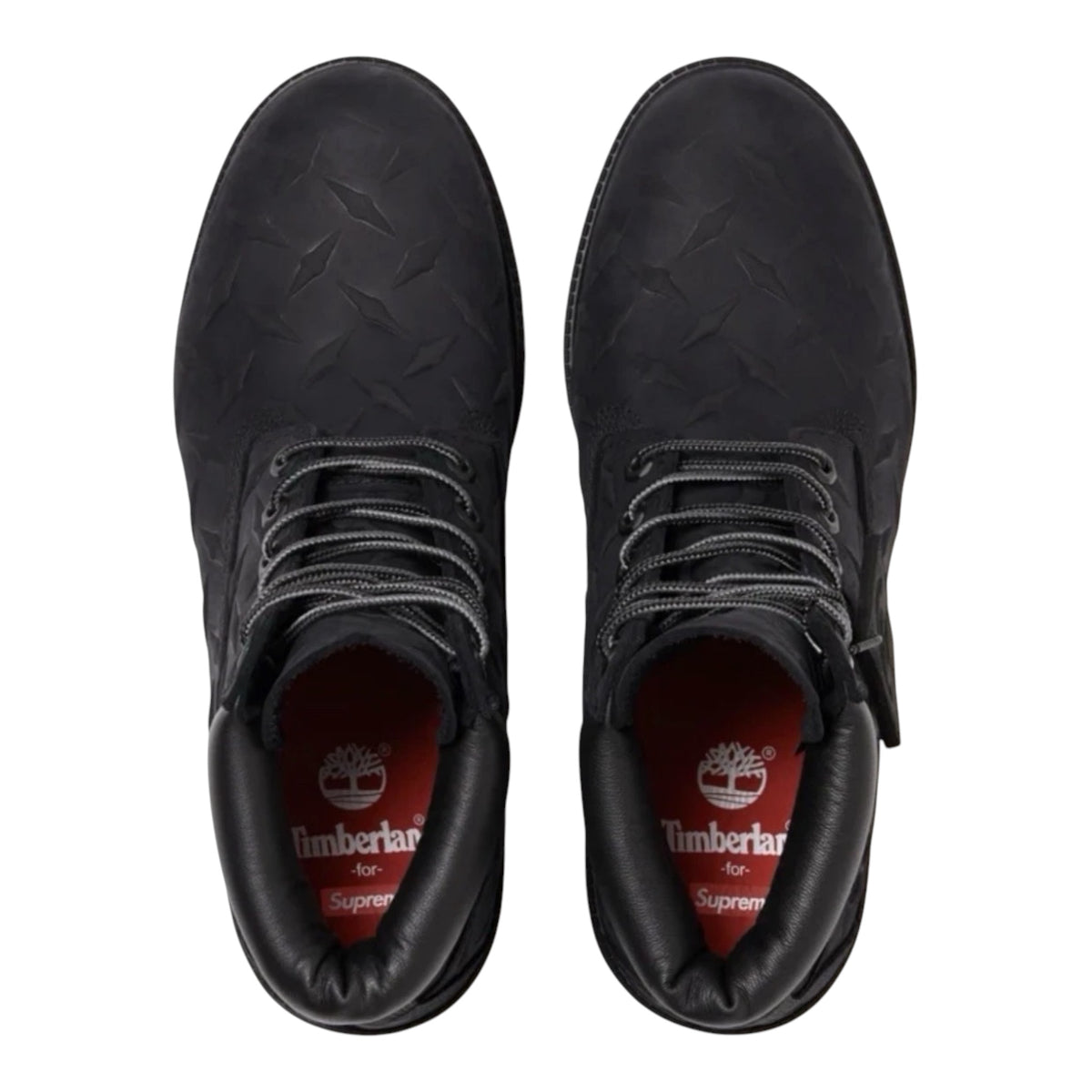 Supreme®/Timberland® Diamond Plate 6" Premium Waterproof Boot Black — 3