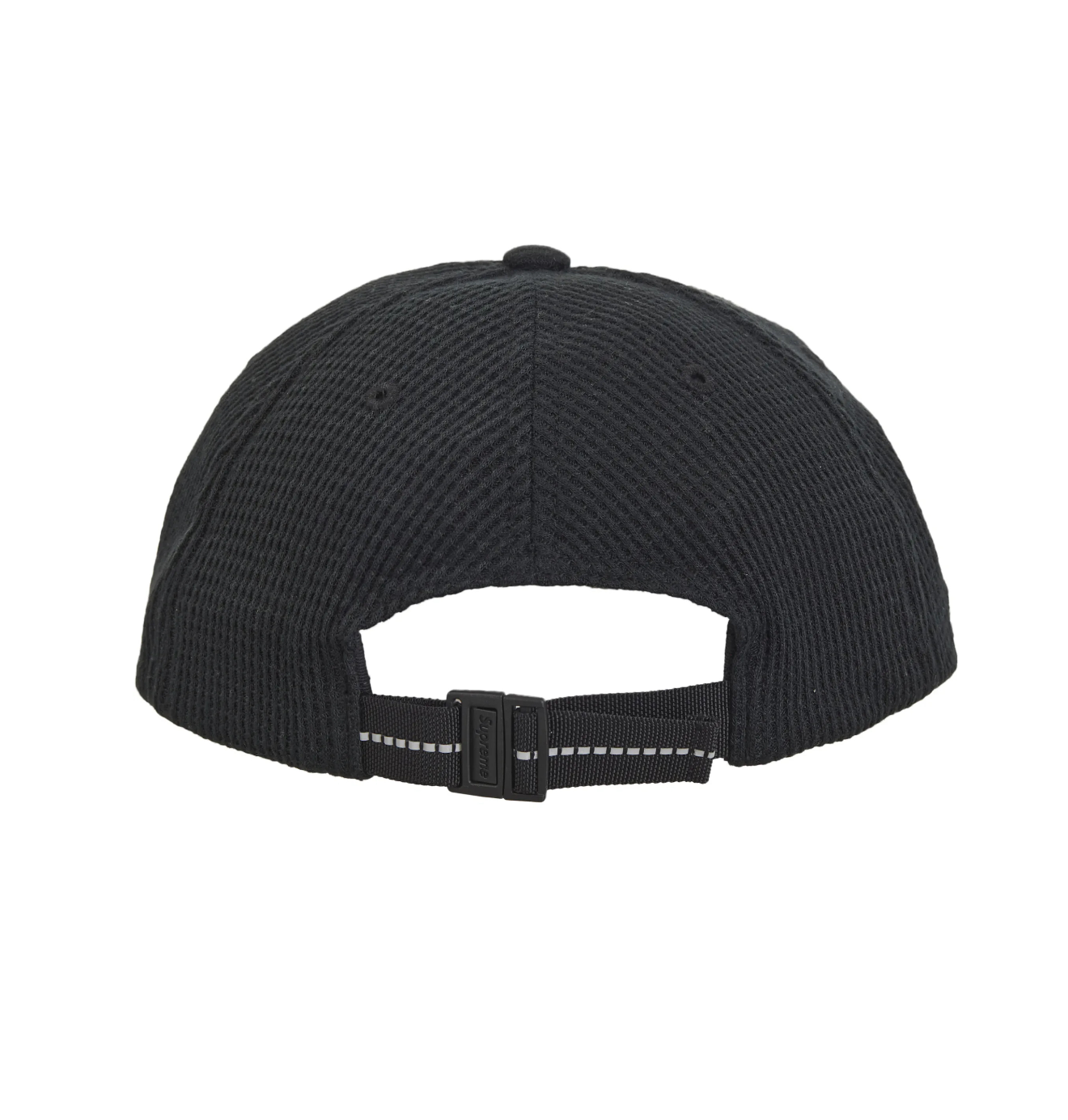 Supreme Polartec Waffle Small Box 6-Panel Black