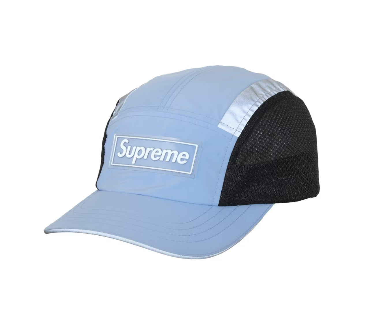 Supreme Side Mesh Camp Cap Light Blue