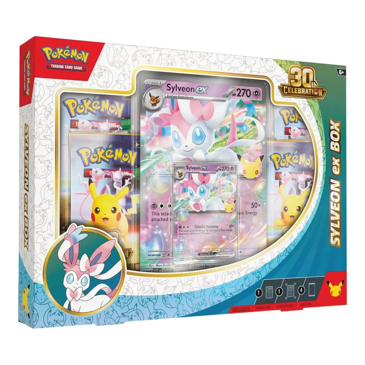 Pokemon 30th Celebration Sylveon ex Box