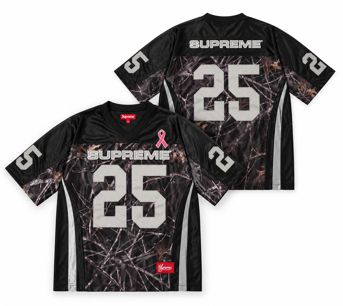 Supreme Jersey Breast Cancer Awareness Football Black