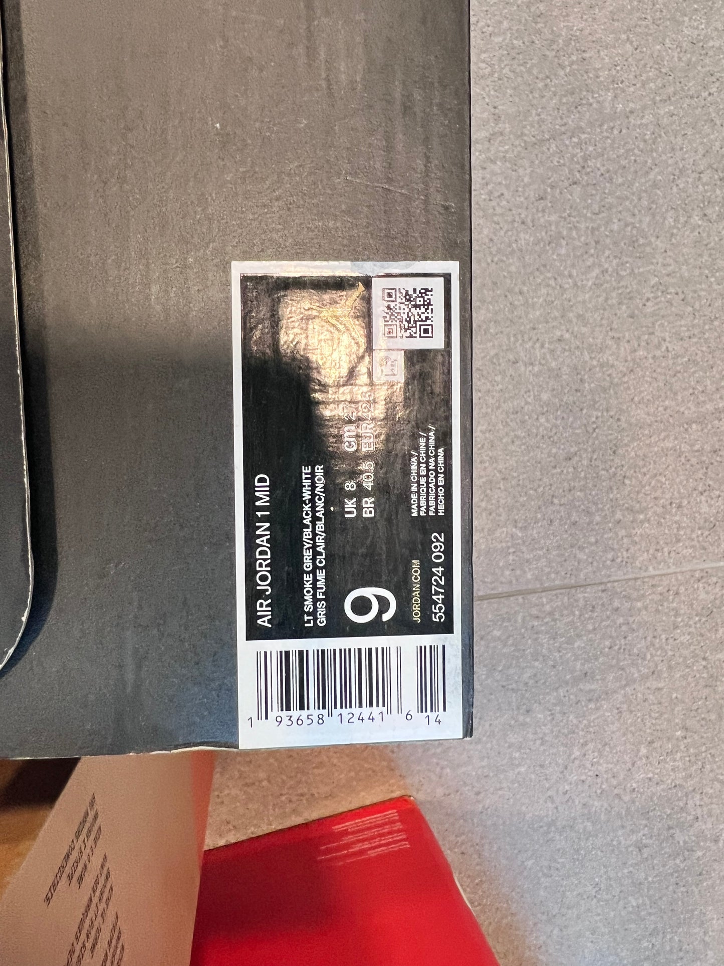 Jordan 1 Mid Smoke Grey