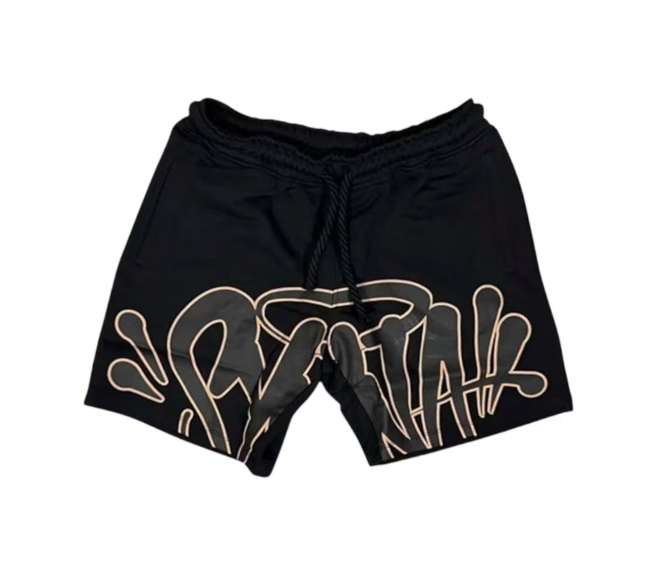 Syna World Logo T-Shirt & Short Set Black/Rose Gold