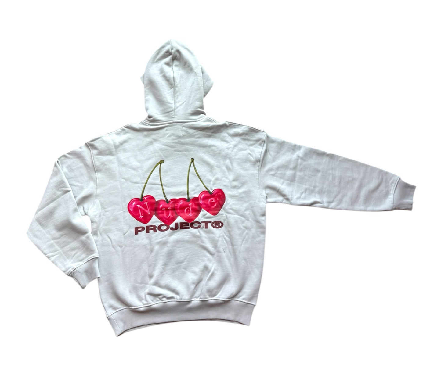 Hoodie Nude Project Cherry Ice Grey