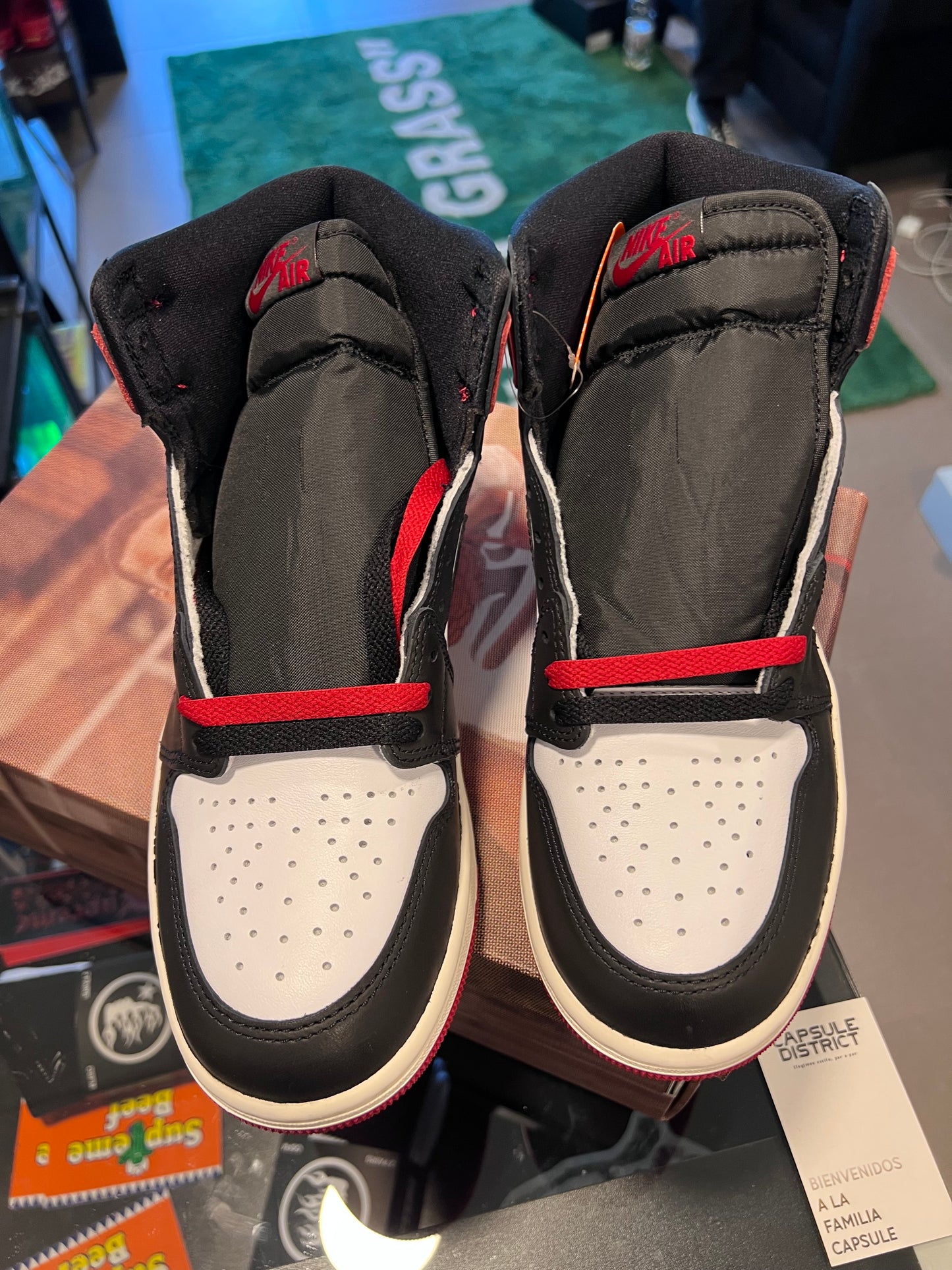 Jordan 1 Retro High OG Black Toe Reimagined