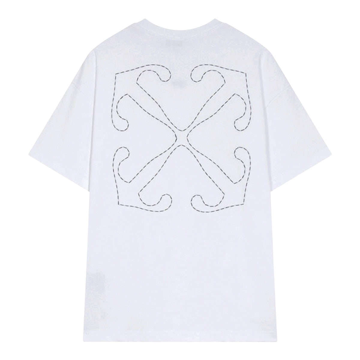 OFF-WHITE Back Embroidery T-shirt White — 2