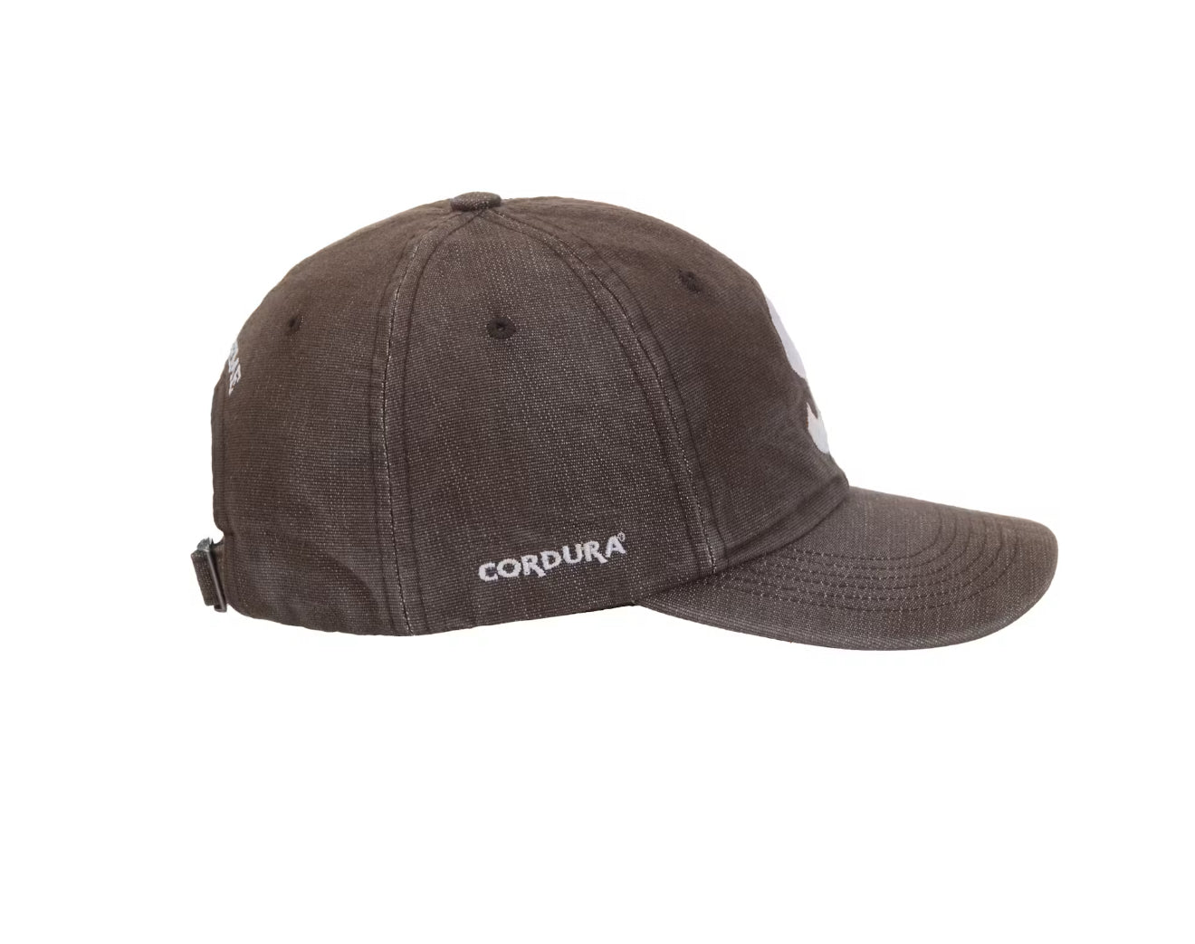 Supreme Cordura Denim S Logo 6-Panel Brown