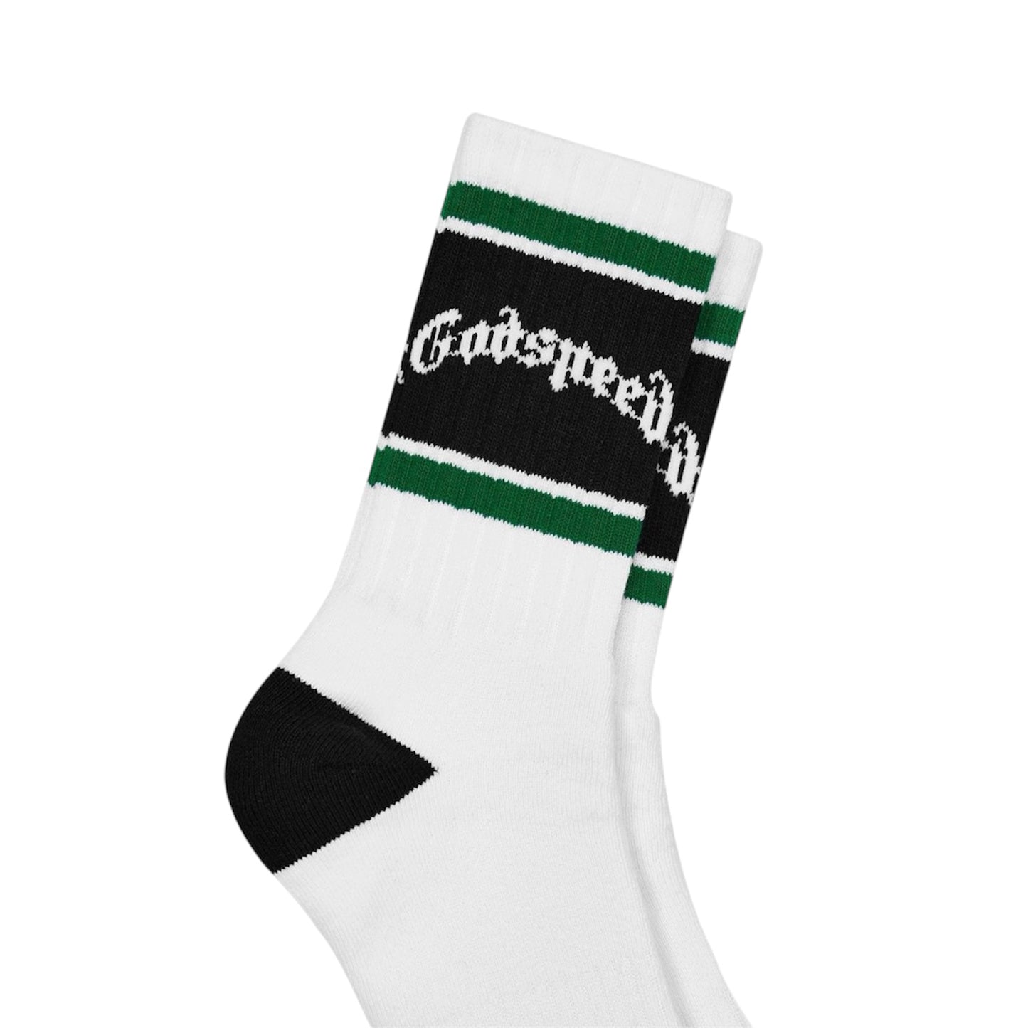 Socks Godspeed OG Logo Striped White/Green