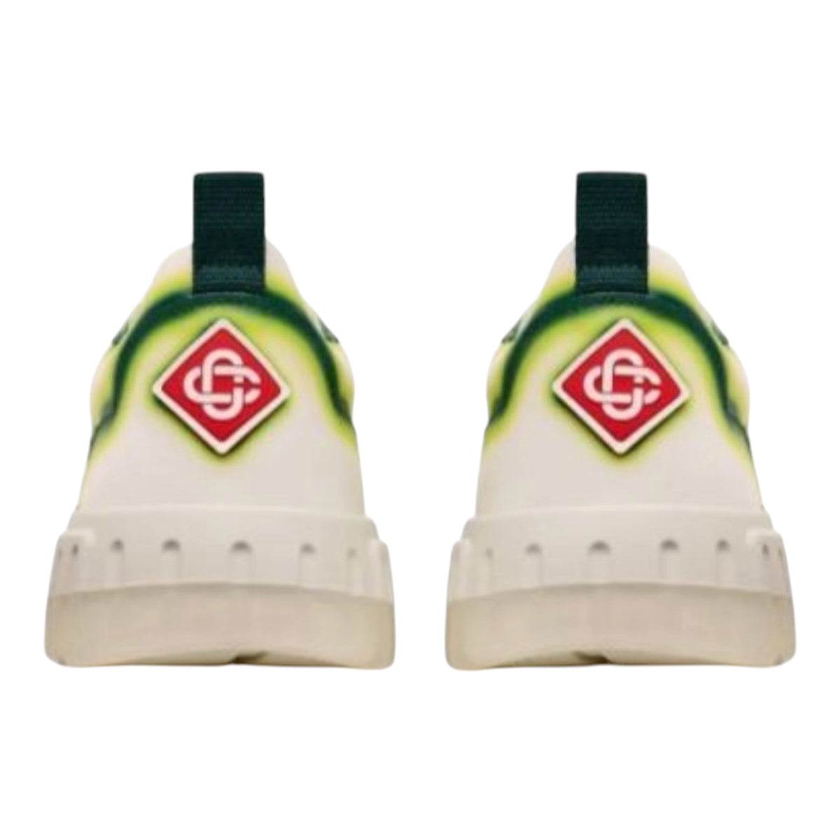 Casablanca Sneakers Leather Court Green Fade — 4