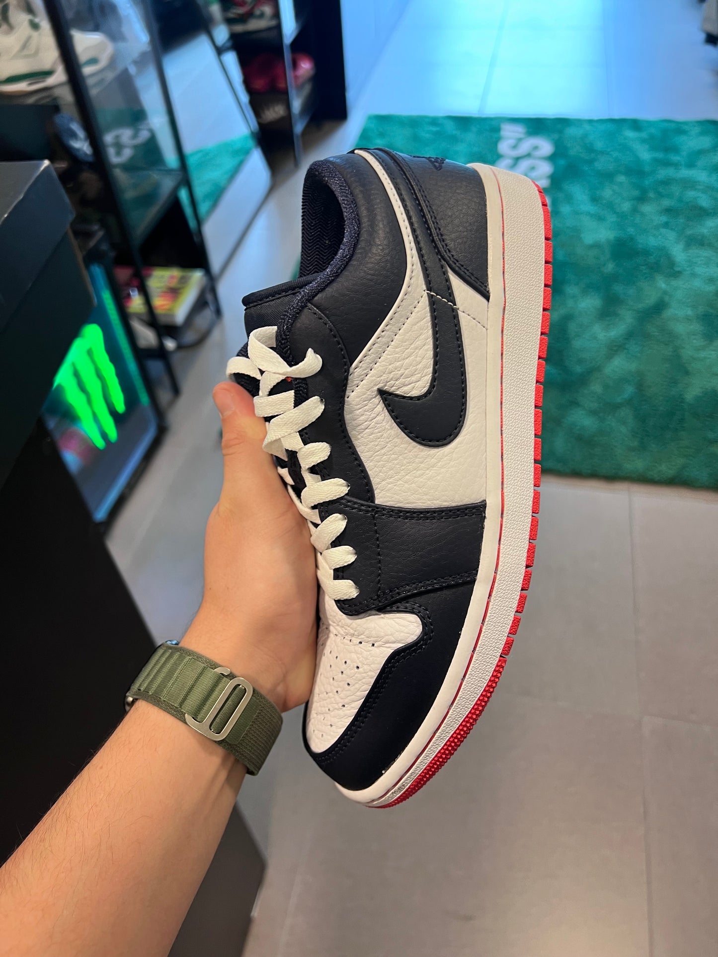 Jordan 1 Low
Obsidian Ember Glow