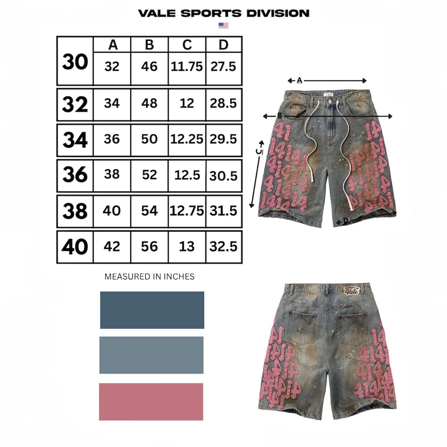 Jorts Valley Pink Charms