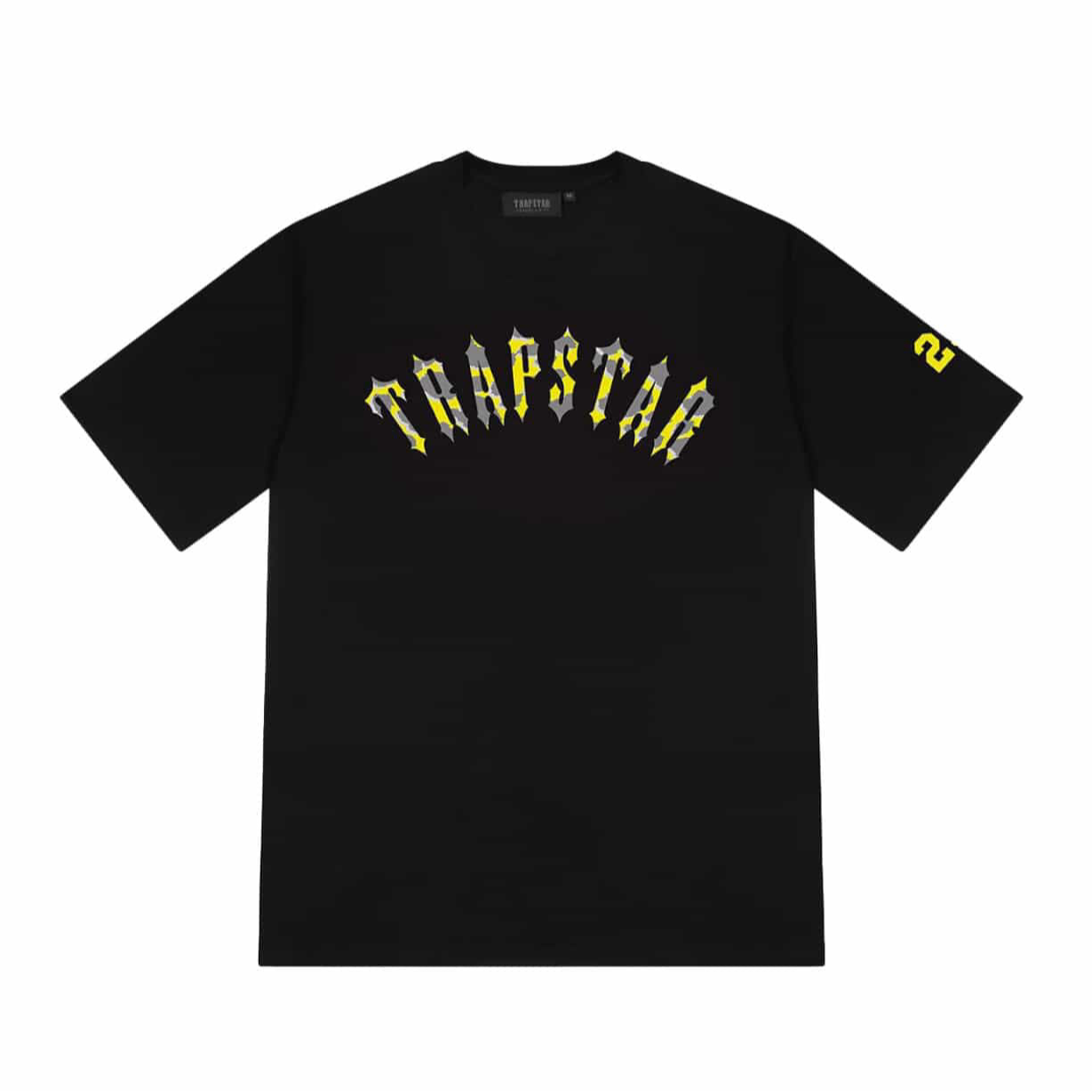 T-Shirt Trapstar Black/Yellow