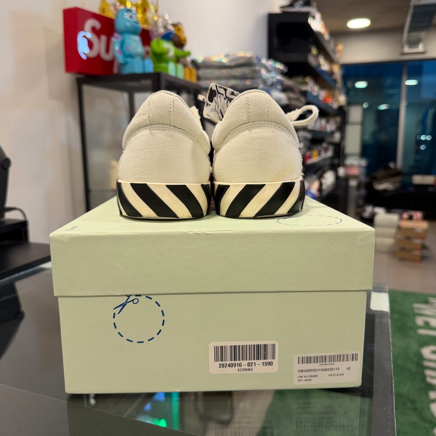 Off-White Low Vulc White Black AW20 (USADA)