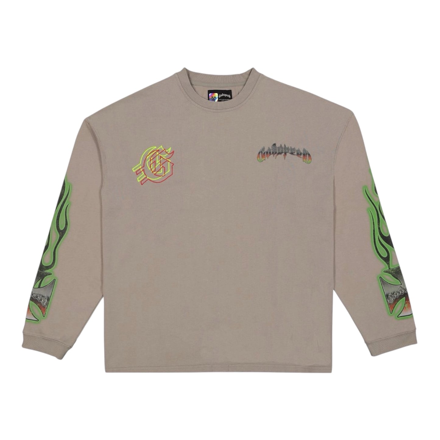 T-Shirt Godspeed Biker Nation Stone Grey