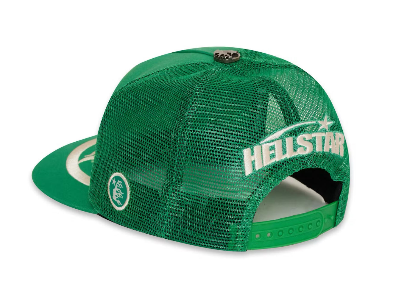 Hellstar Big Logo Trucker Snapback Hay Green