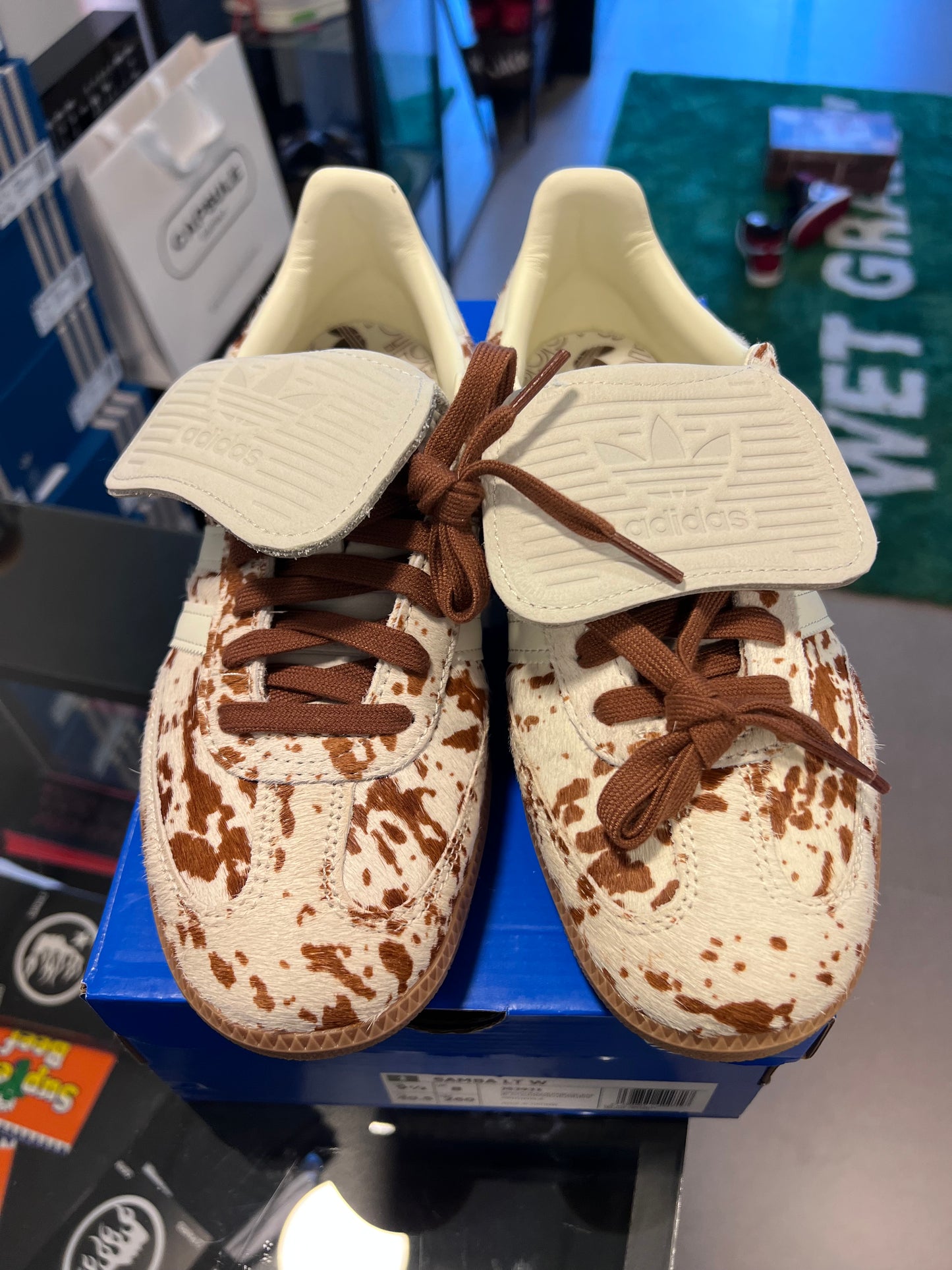 Adidas Samba LT Cow Print Brown White (WMNS)