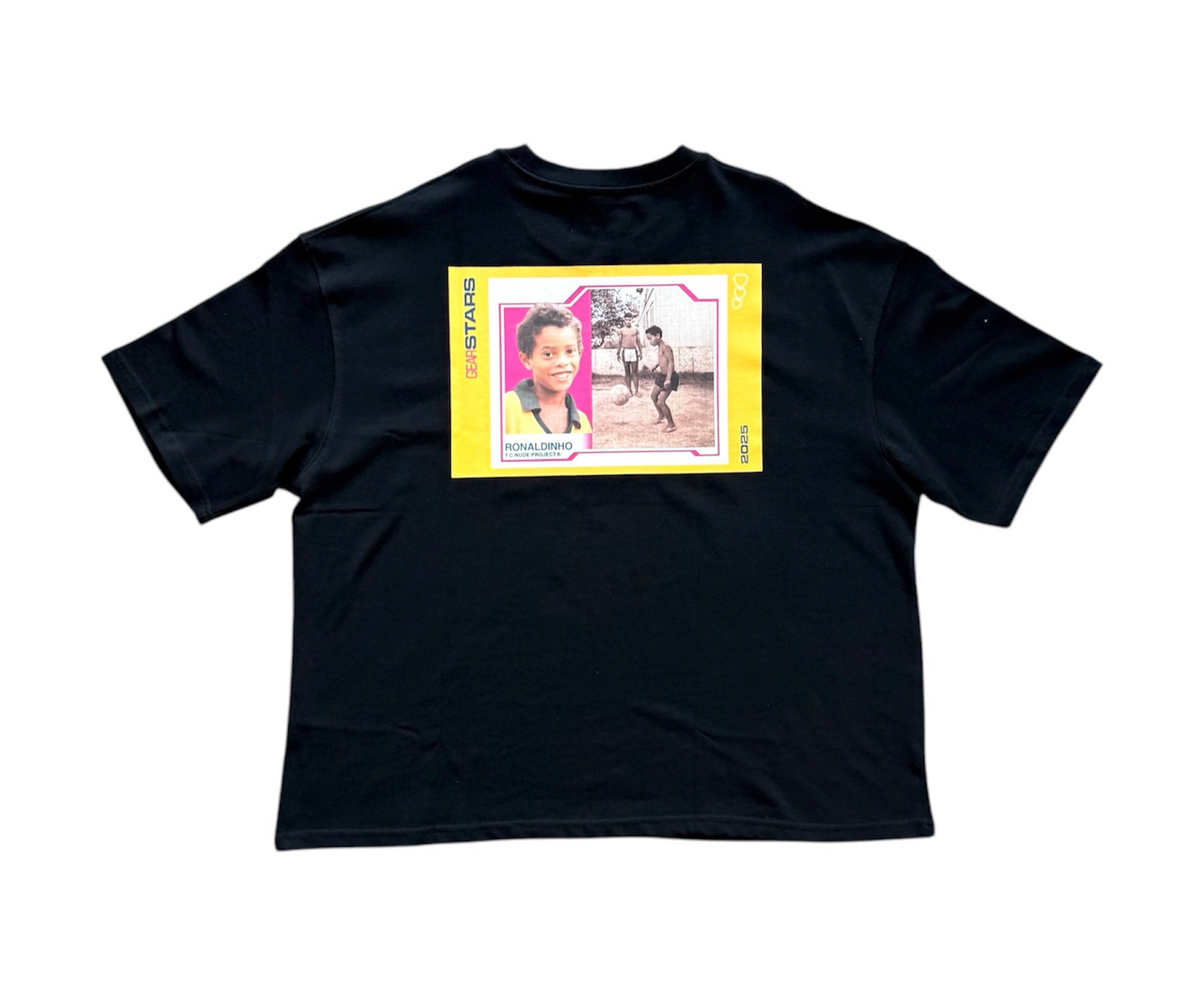 Tee Nude Project Cromo Ronaldinho Black