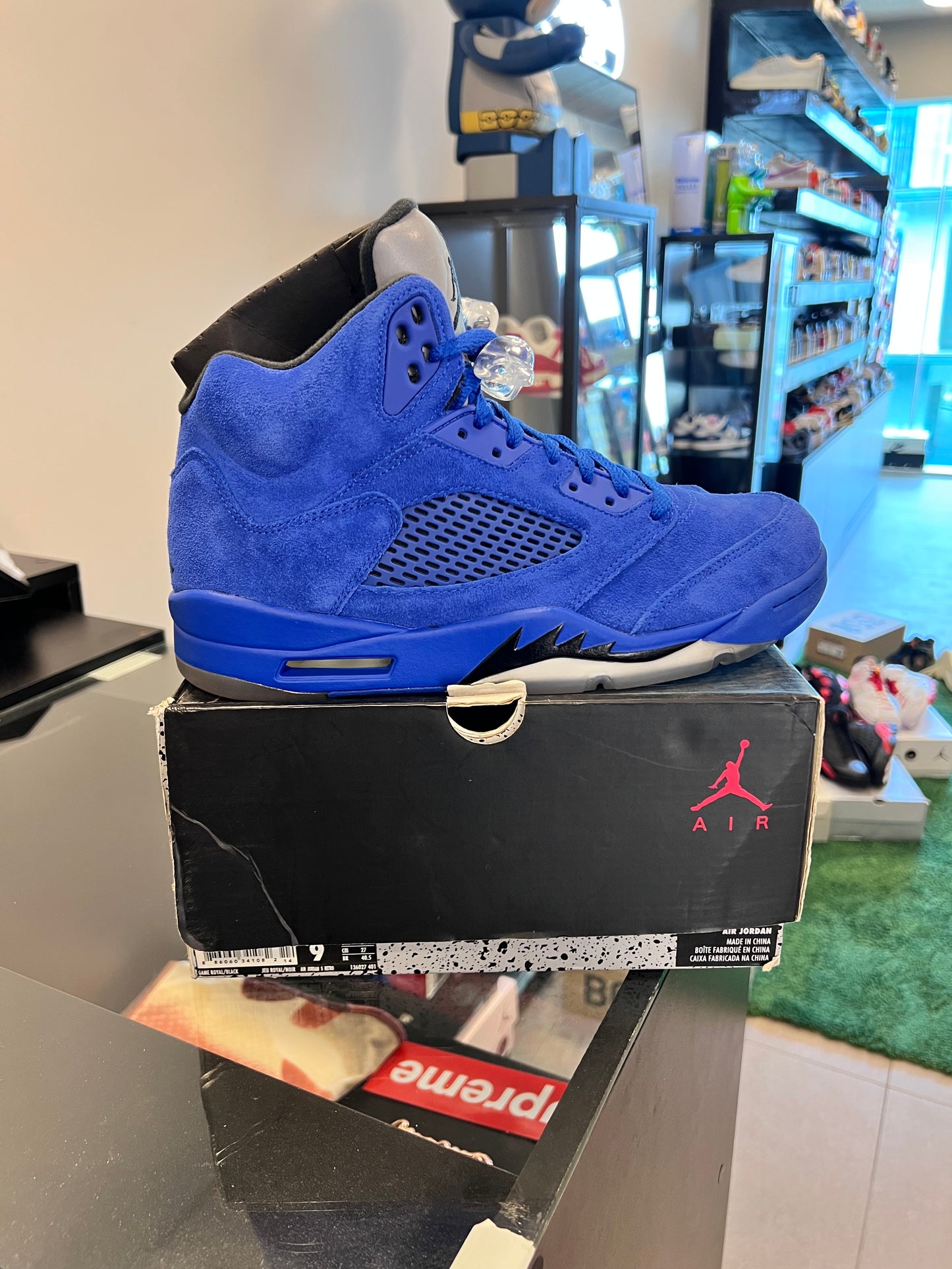 Jordan 5 Retro Blue Suede