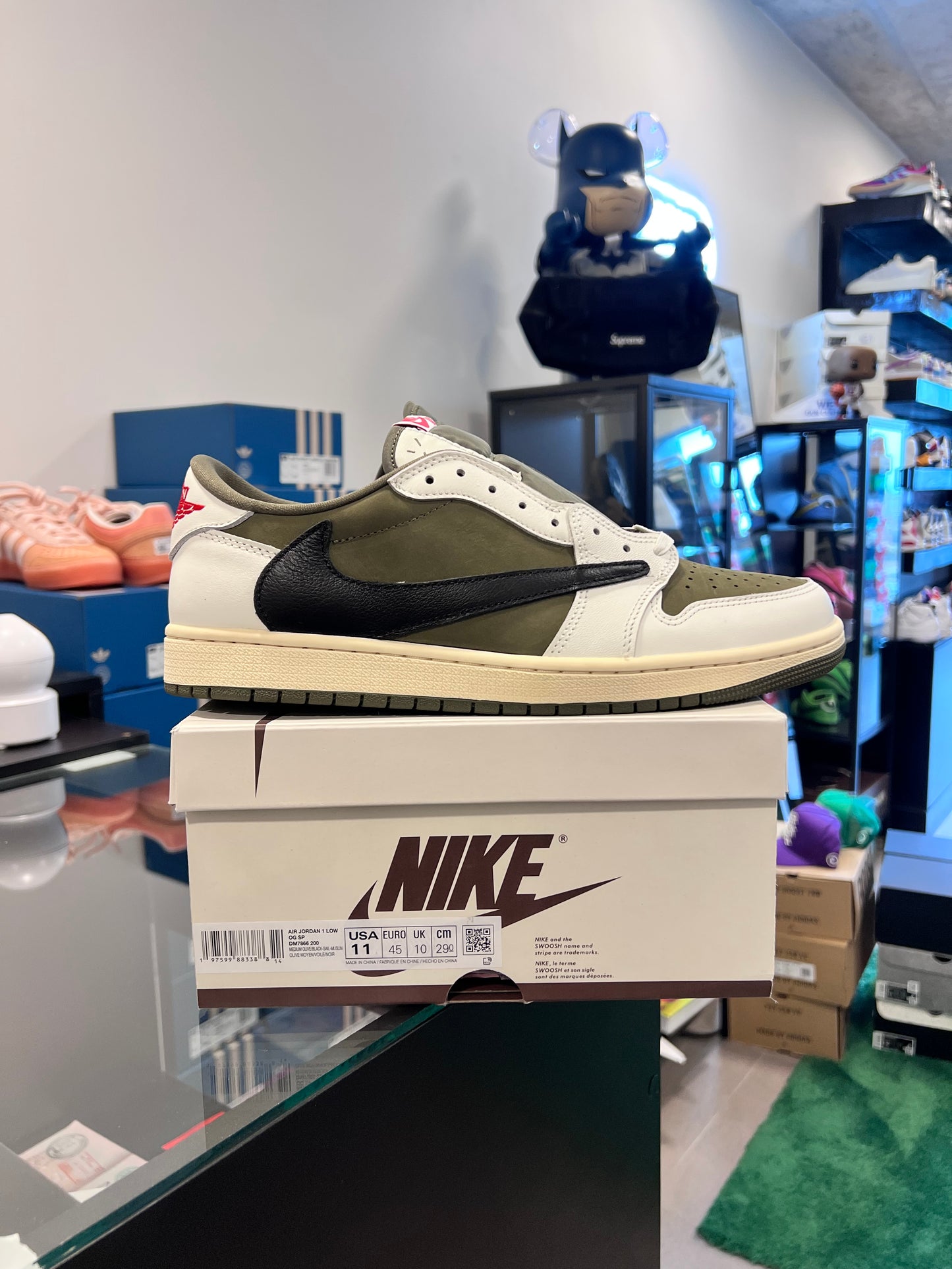 Jordan 1 Low OG SP Travis Scott Medium Olive