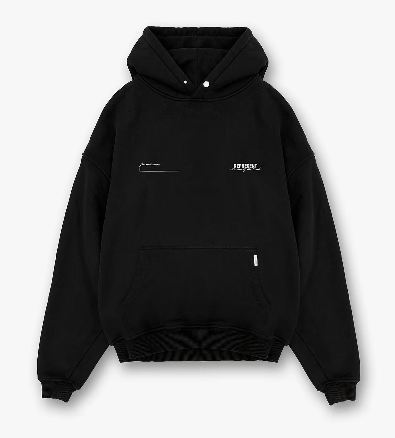 Represent Patron Of The Club Hoodie Black