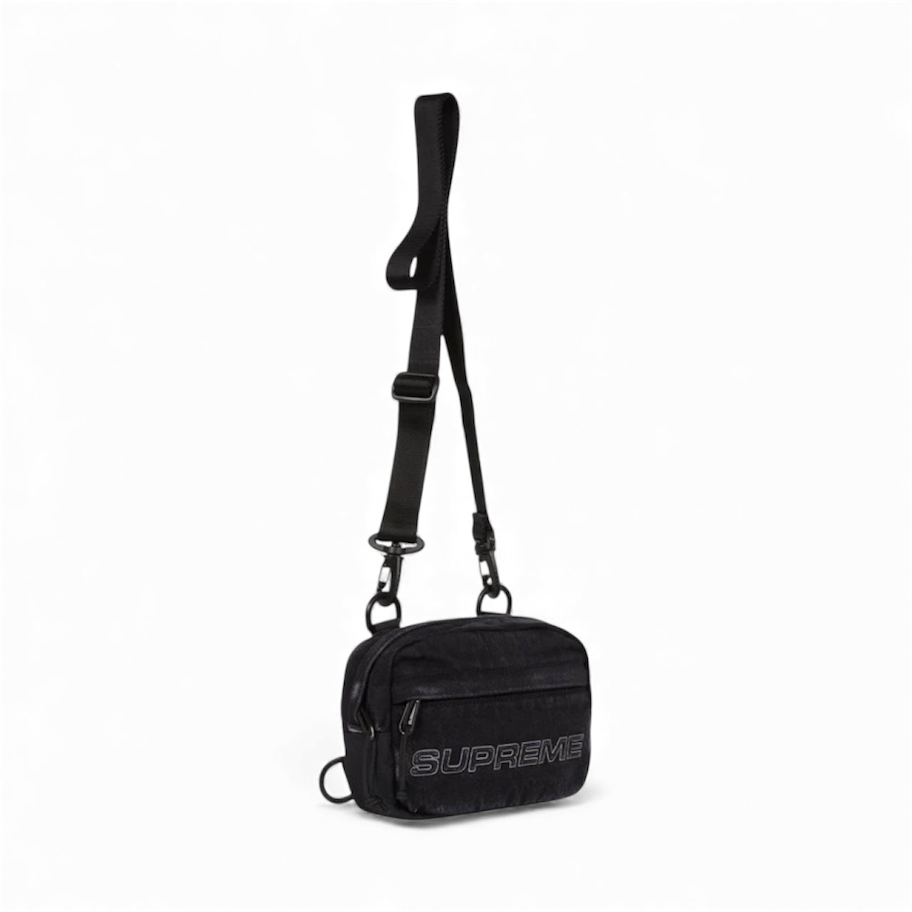 Supreme Denim Mini Shoulder Bag Black