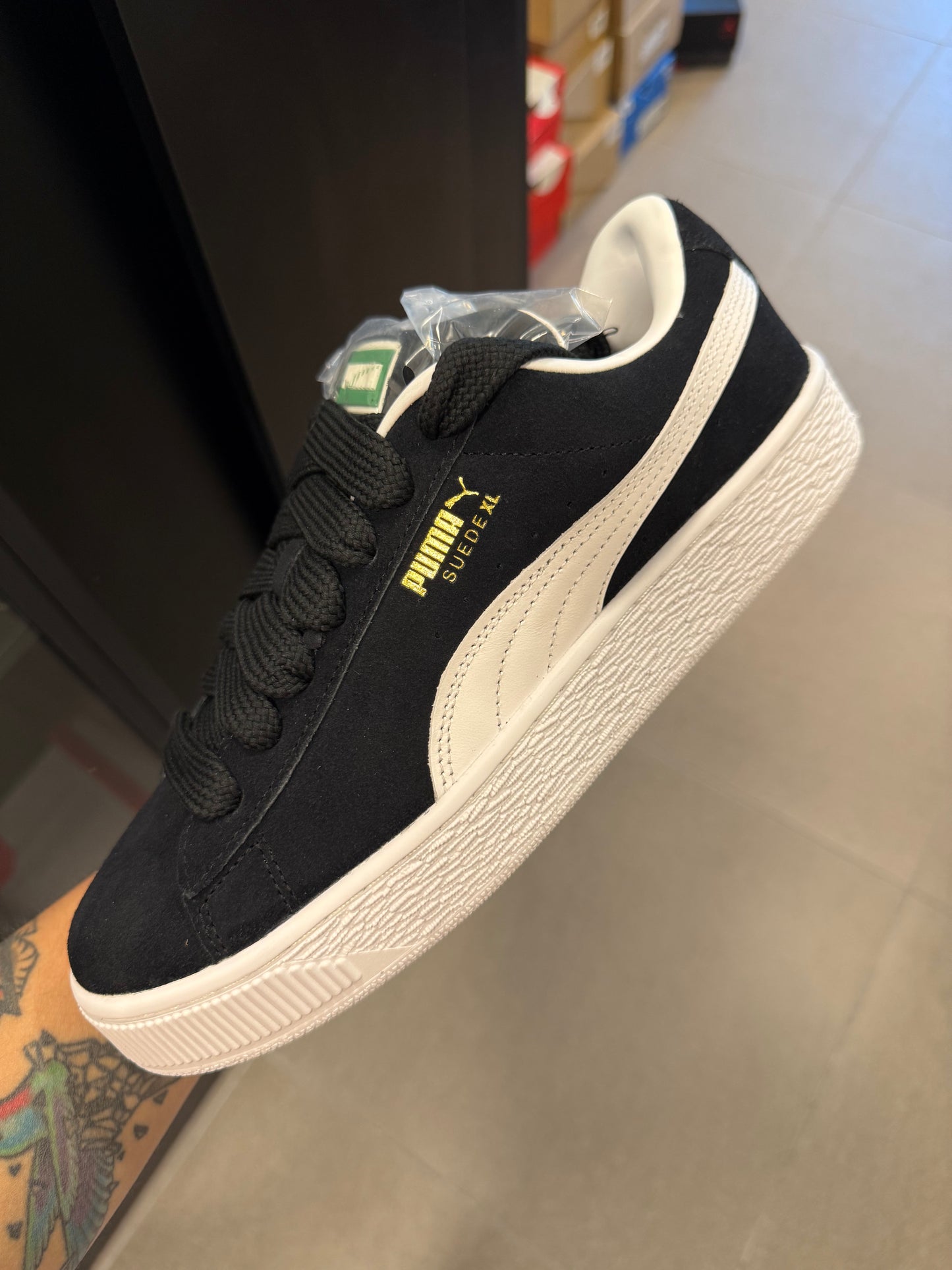 Puma Suede XL Black White
