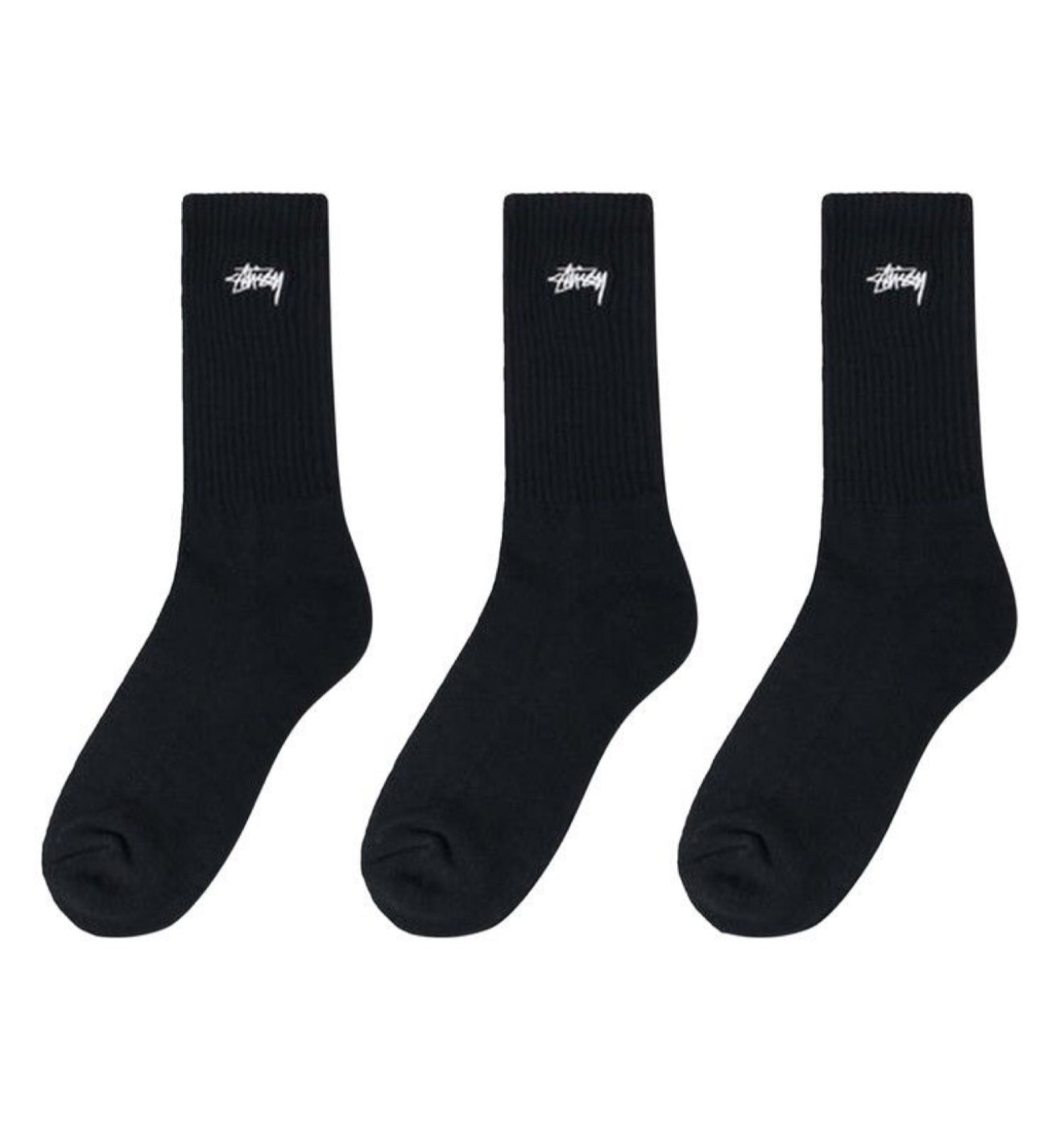 Stussy Socks Crew Black (PAR)