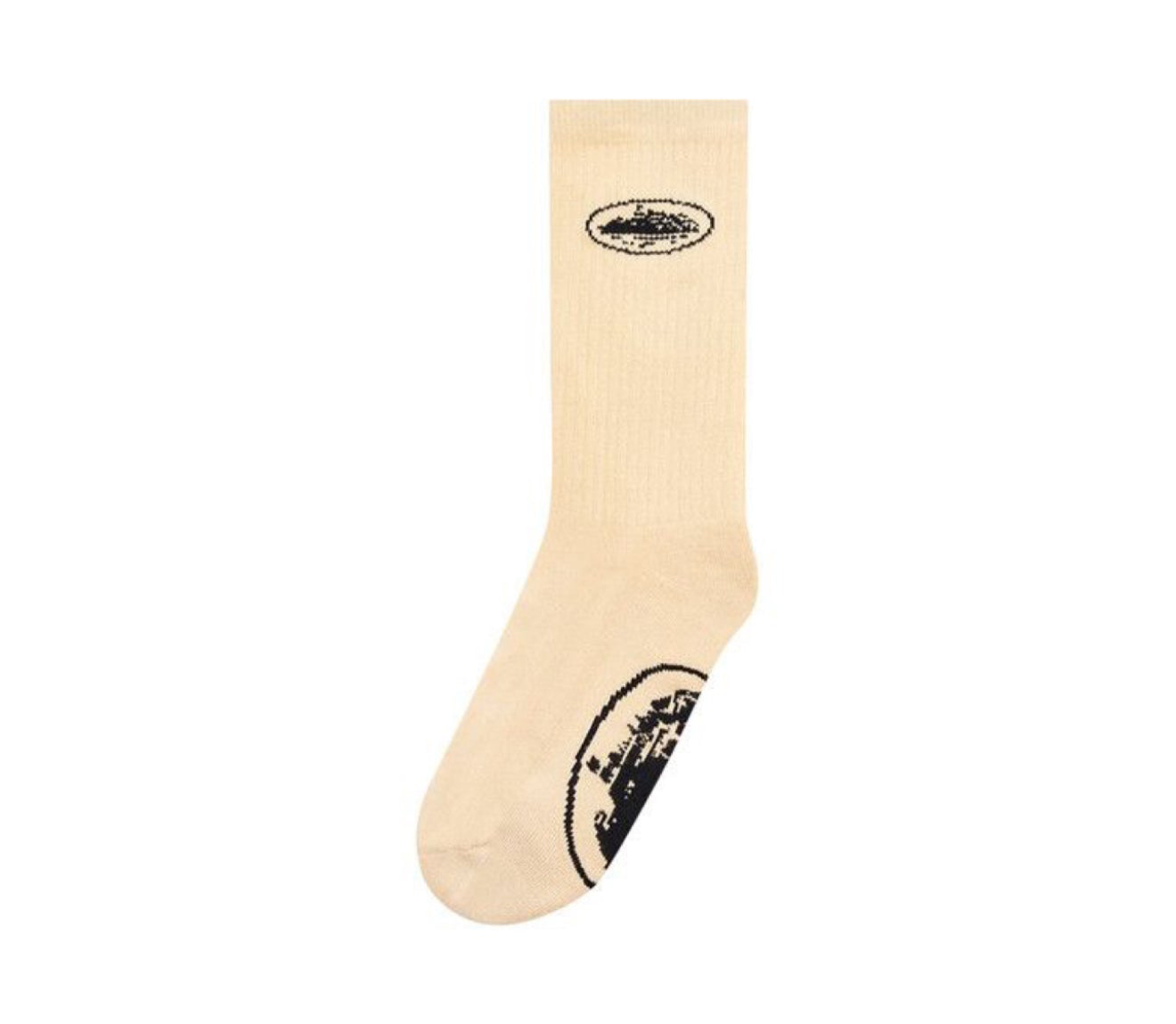 Corteiz Alcatraz Socks Cream