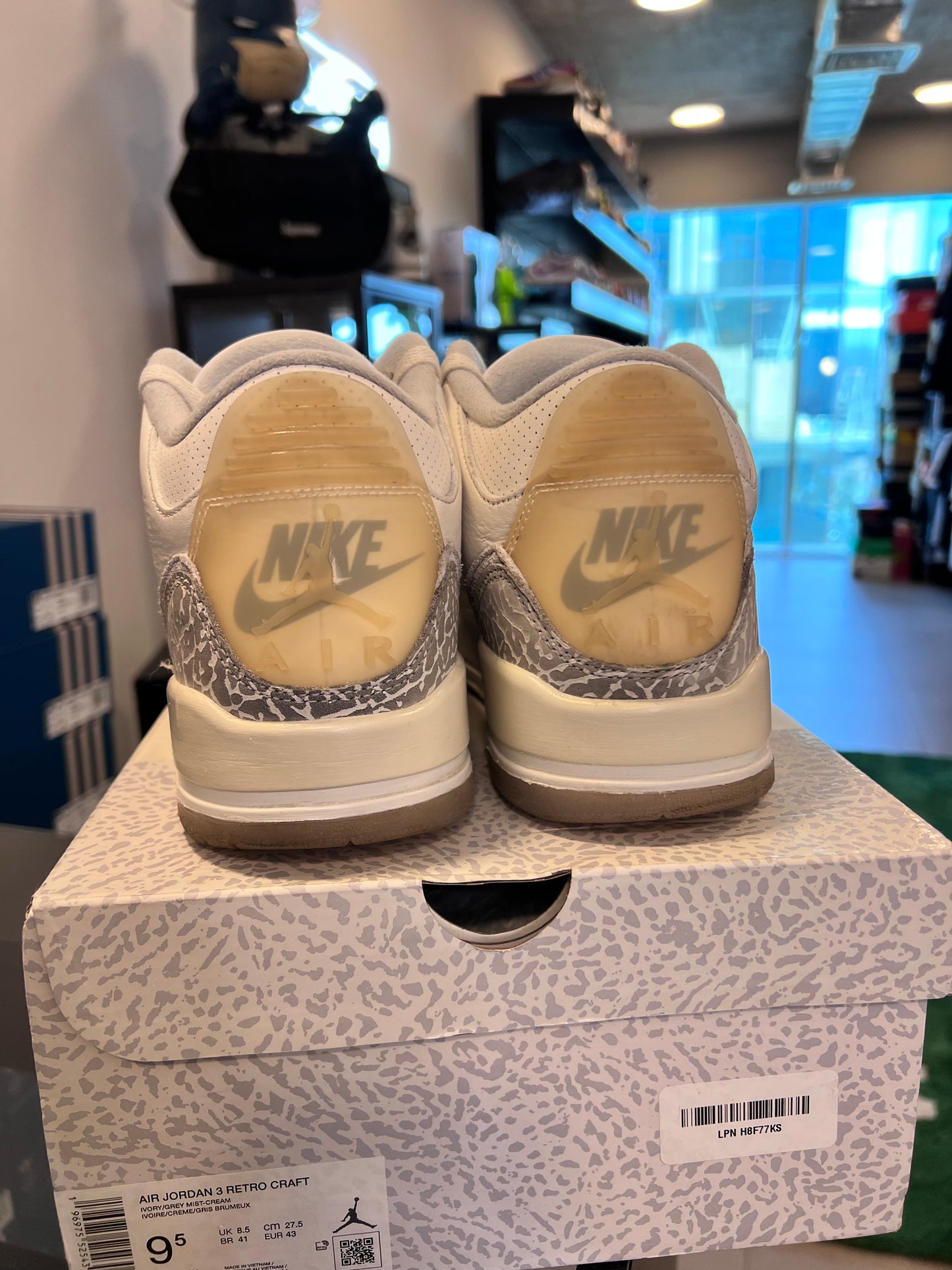 Jordan Tenis Air Jordan 3 Retro Craft Ivory