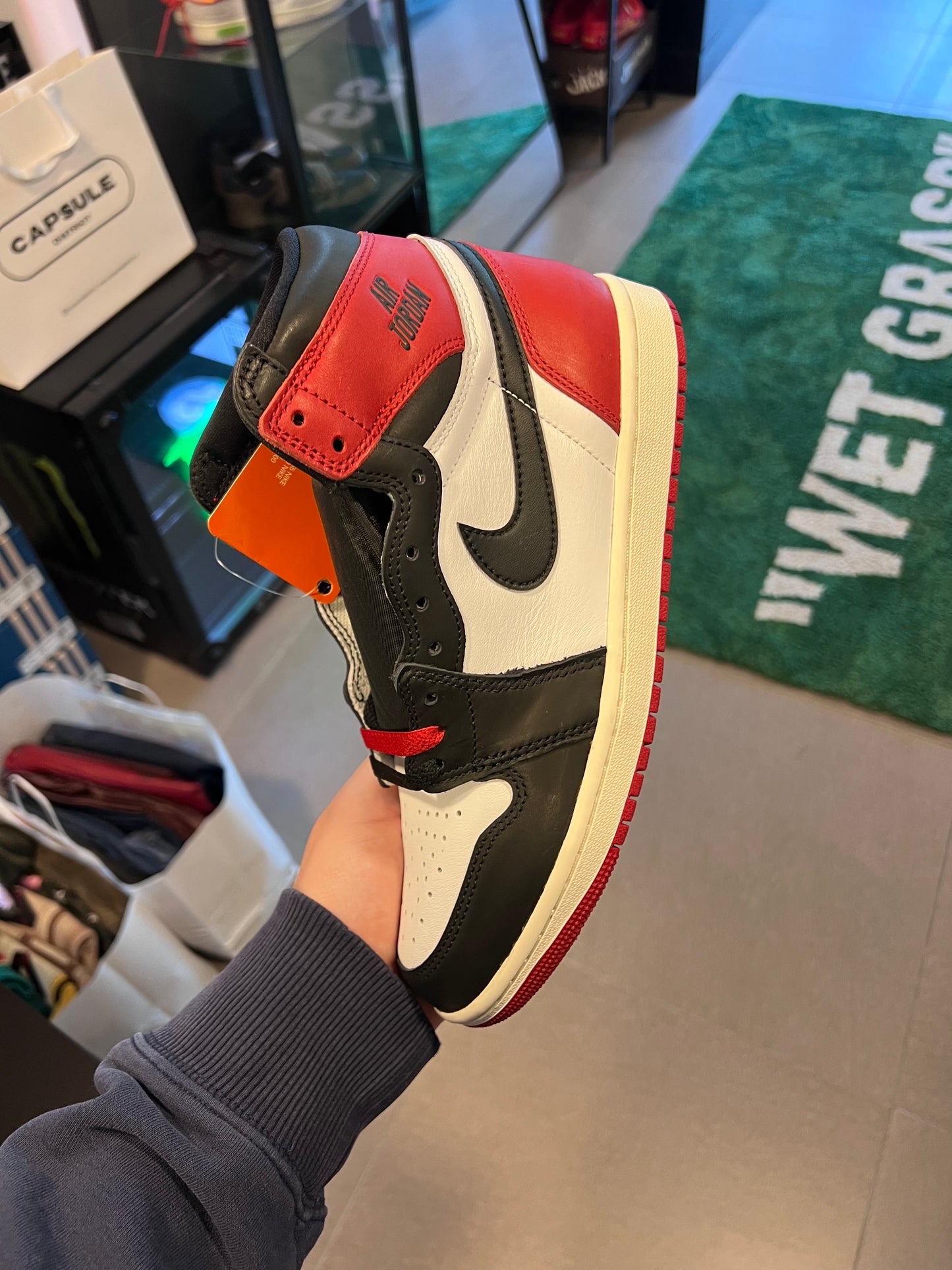 Jordan 1 Retro High OG Black Toe Reimagined