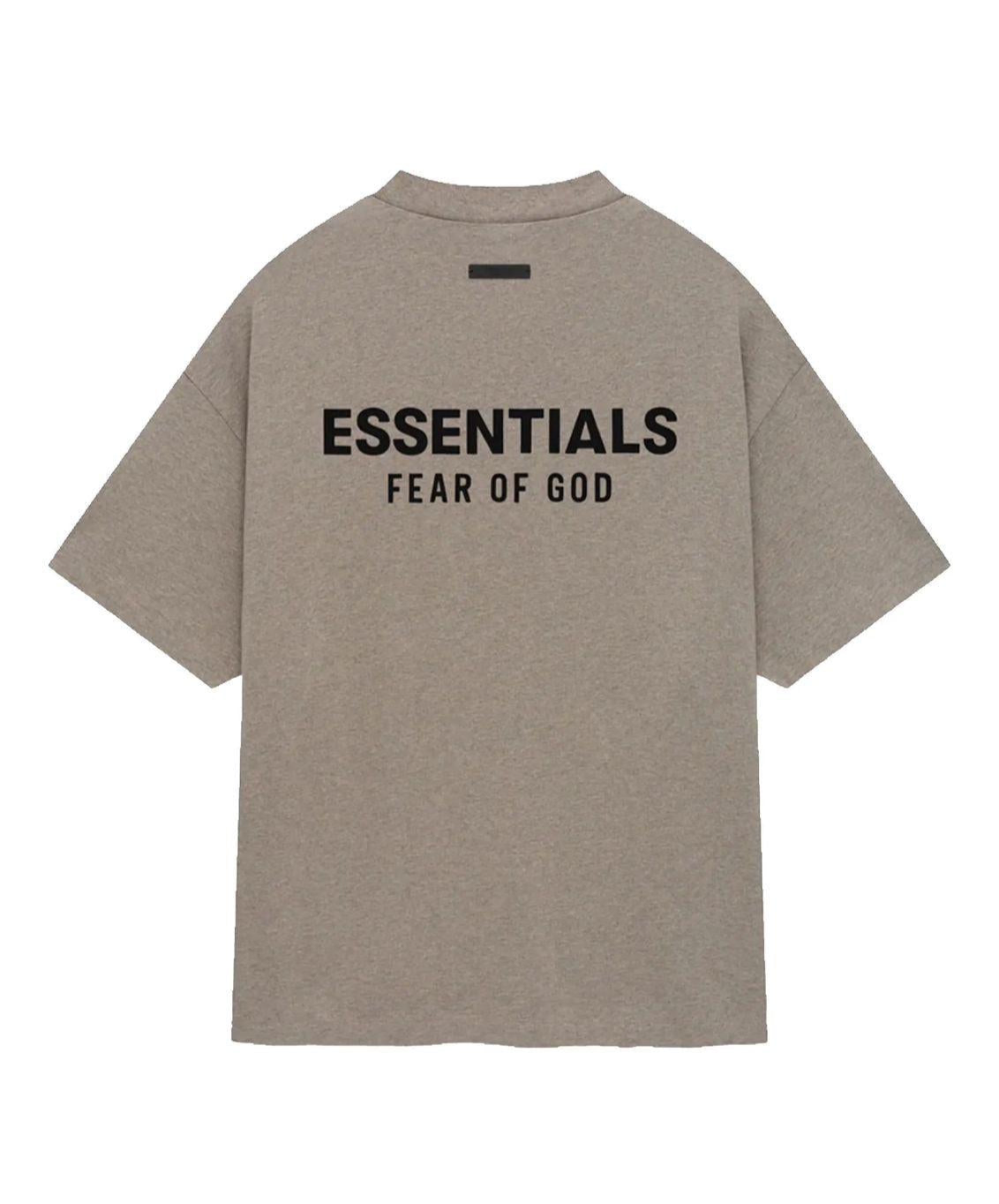 Fear of God Essentials Jersey Crewneck Tee 'Heather Grey'