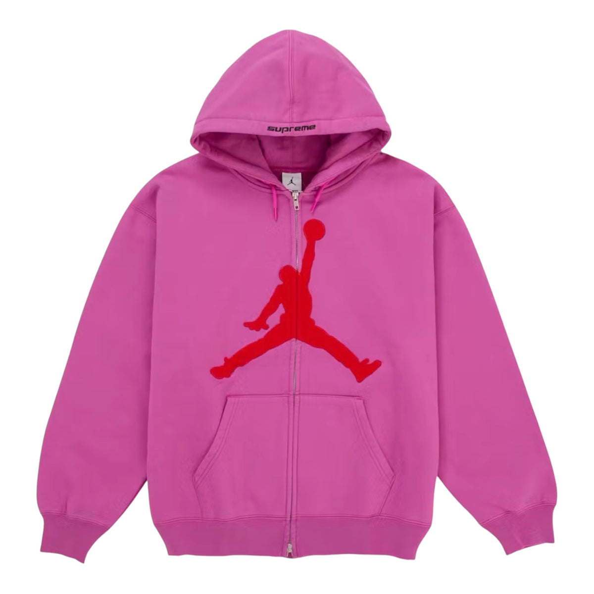 Supreme Jordan Hooded Sweatshirt (SS26) Pink