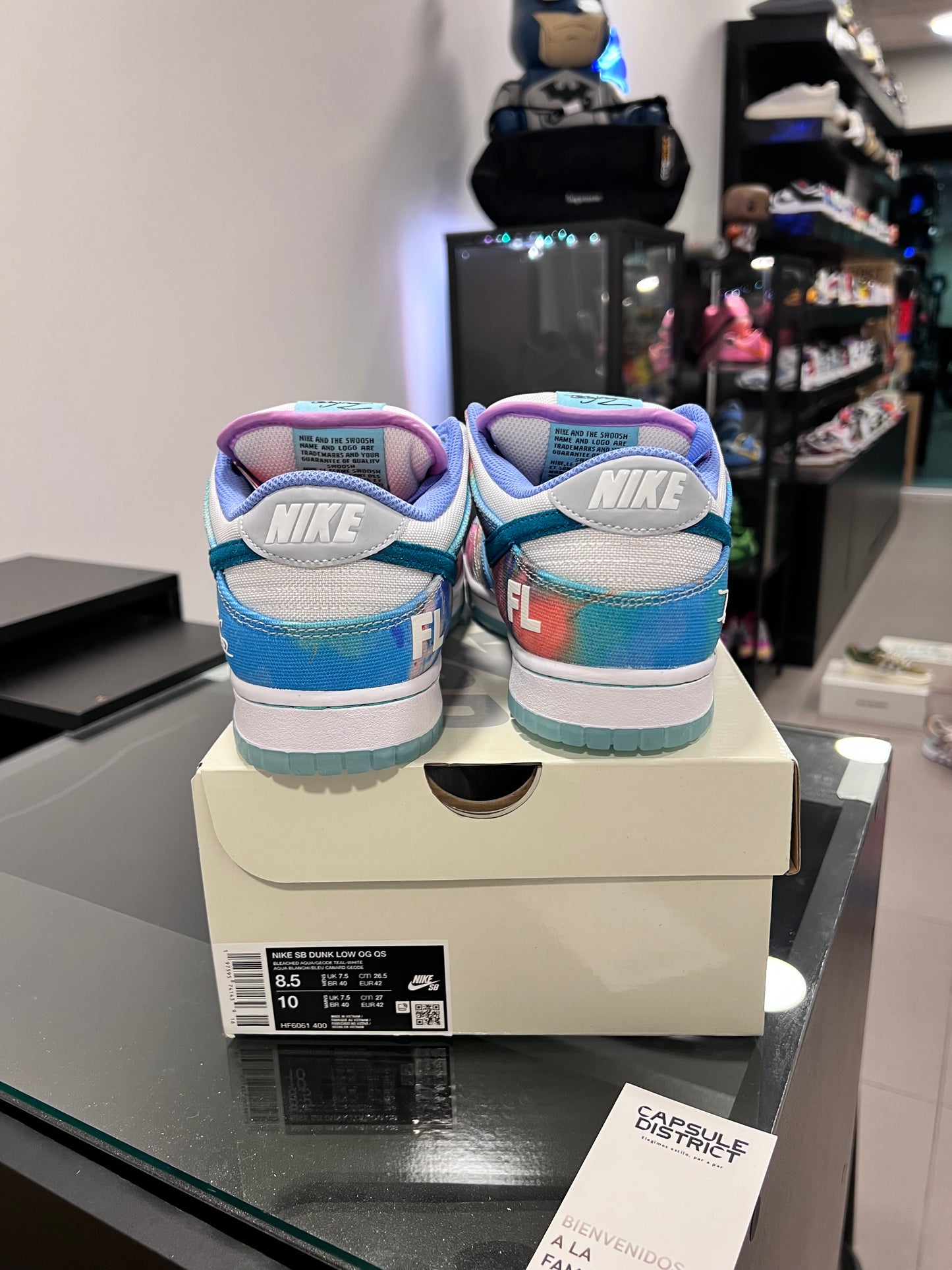 Nike SB Dunk Low Futura Laboratories Bleached Aqua