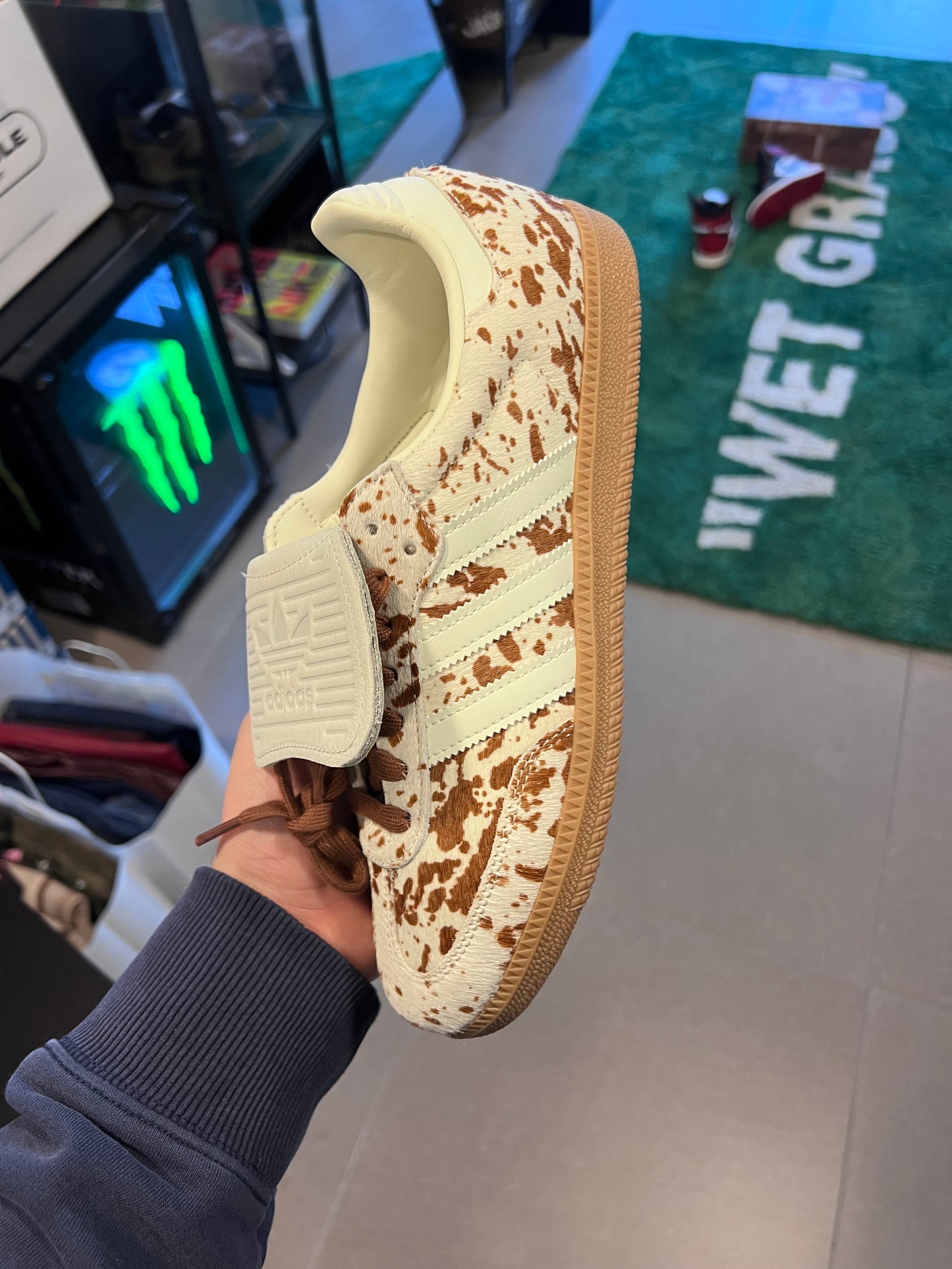 Adidas Samba LT Cow Print Brown White (WMNS)