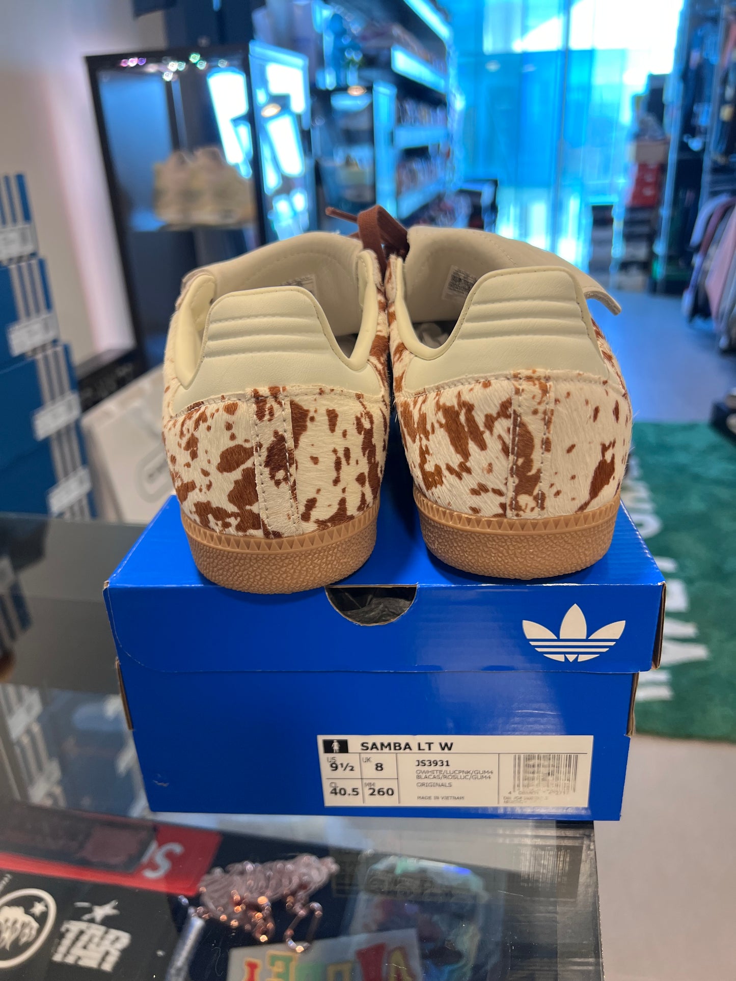 Adidas Samba LT Cow Print Brown White (WMNS)
