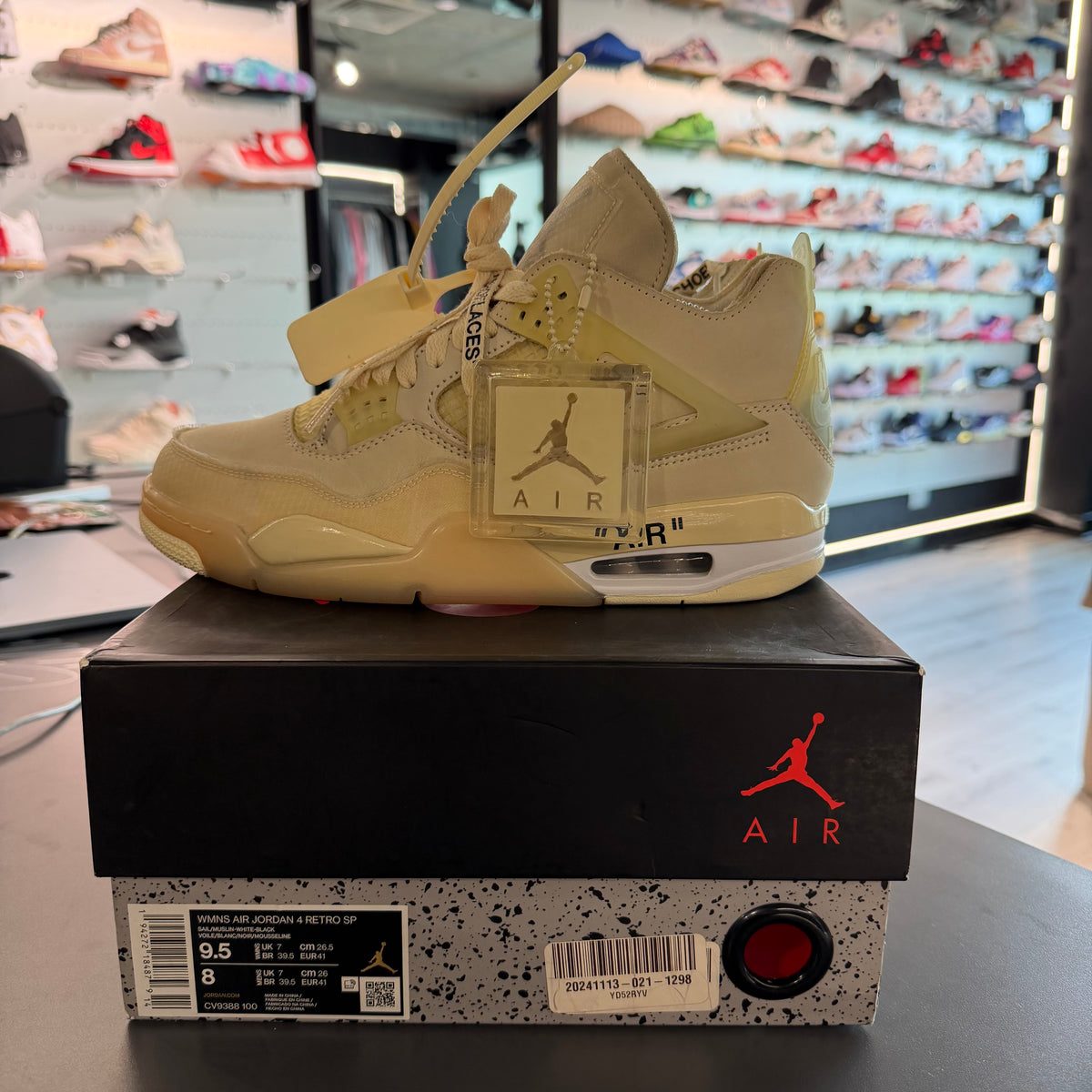 Jordan 4 Retro Off-White Sail (WMNS) — 5