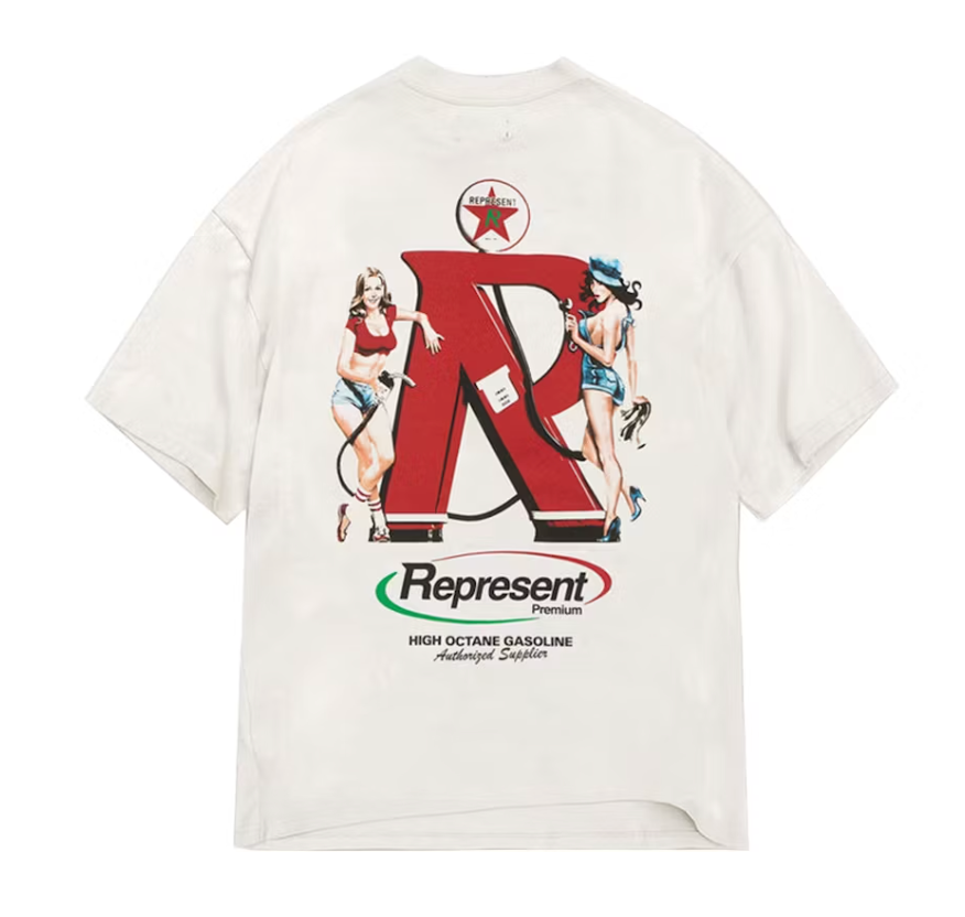 Represent Premium T-Shirt Flat White