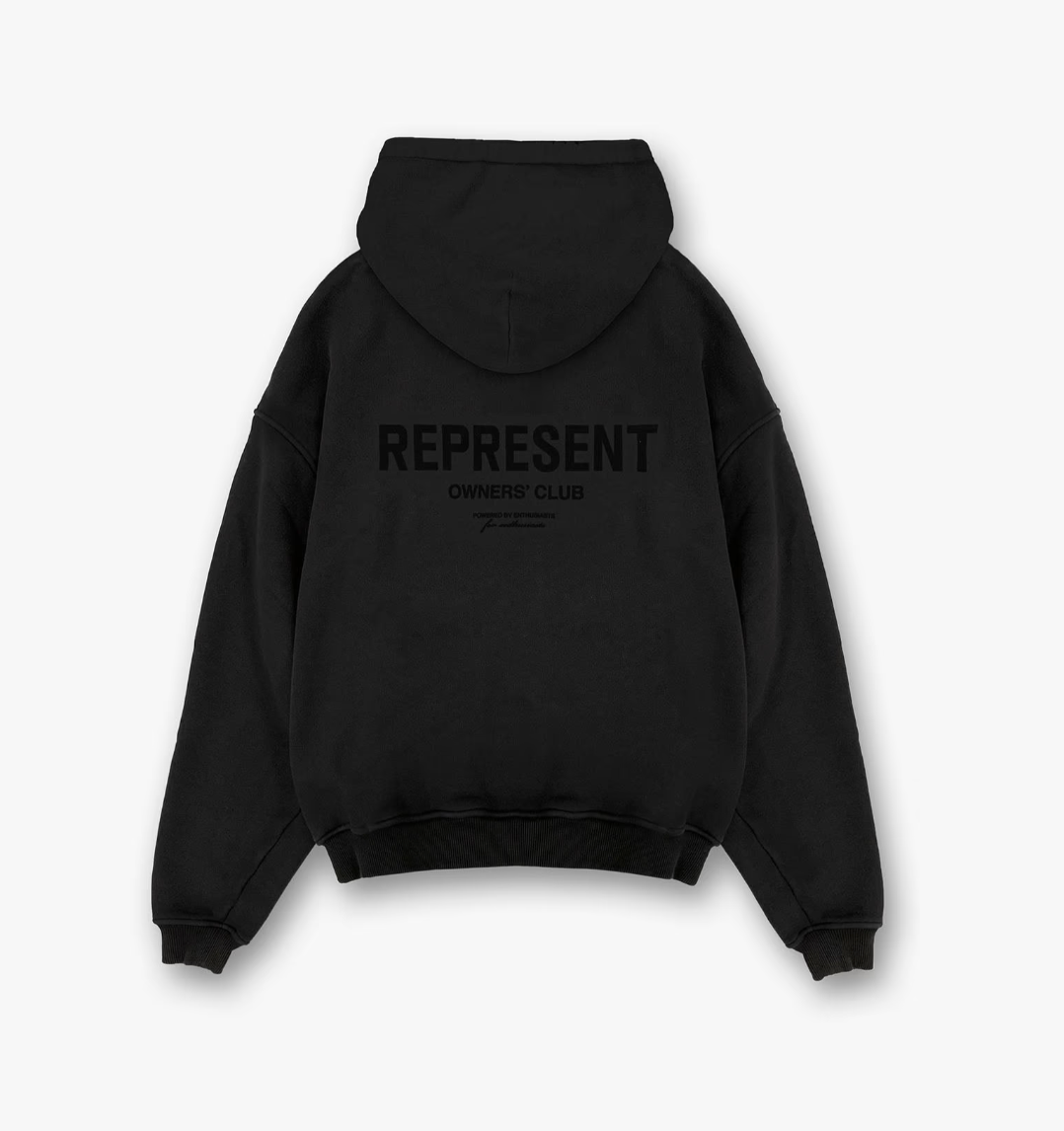 Represent Owners Club Flocked Hoodie