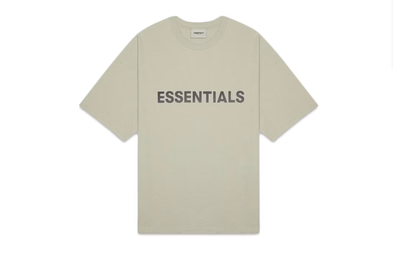 Fear of God Essentials Boxy T-Shirt Applique Logo Moss
