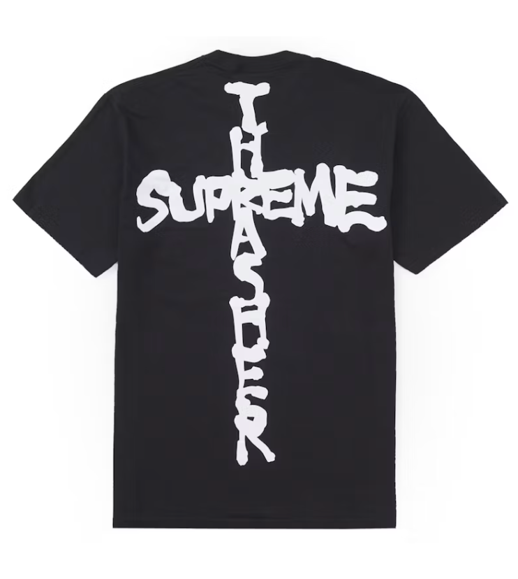 Supreme Thrasher Cross Tee Black