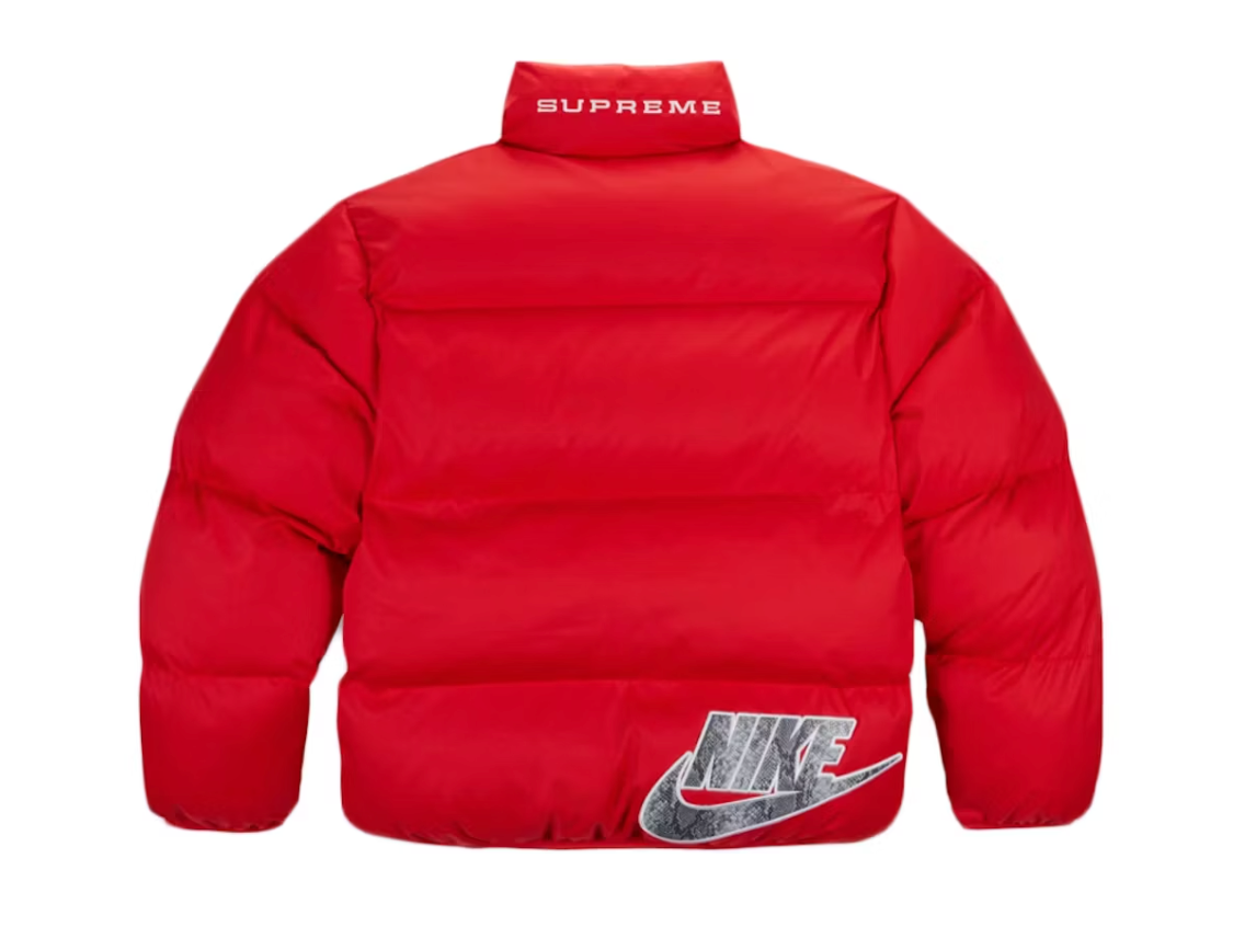 Supreme Nike Reversible Puffy Jacket Red